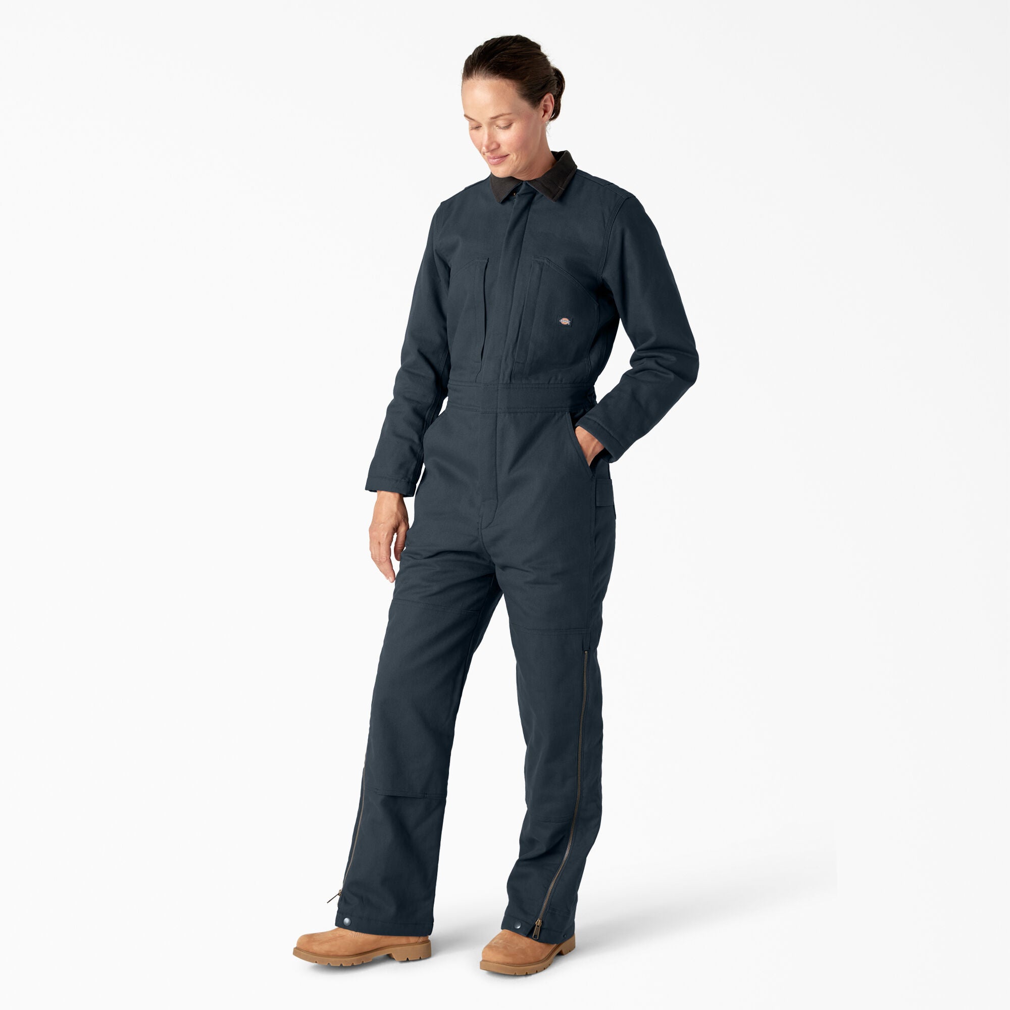Women's Insulated Duck Canvas Coveralls - 图片 3