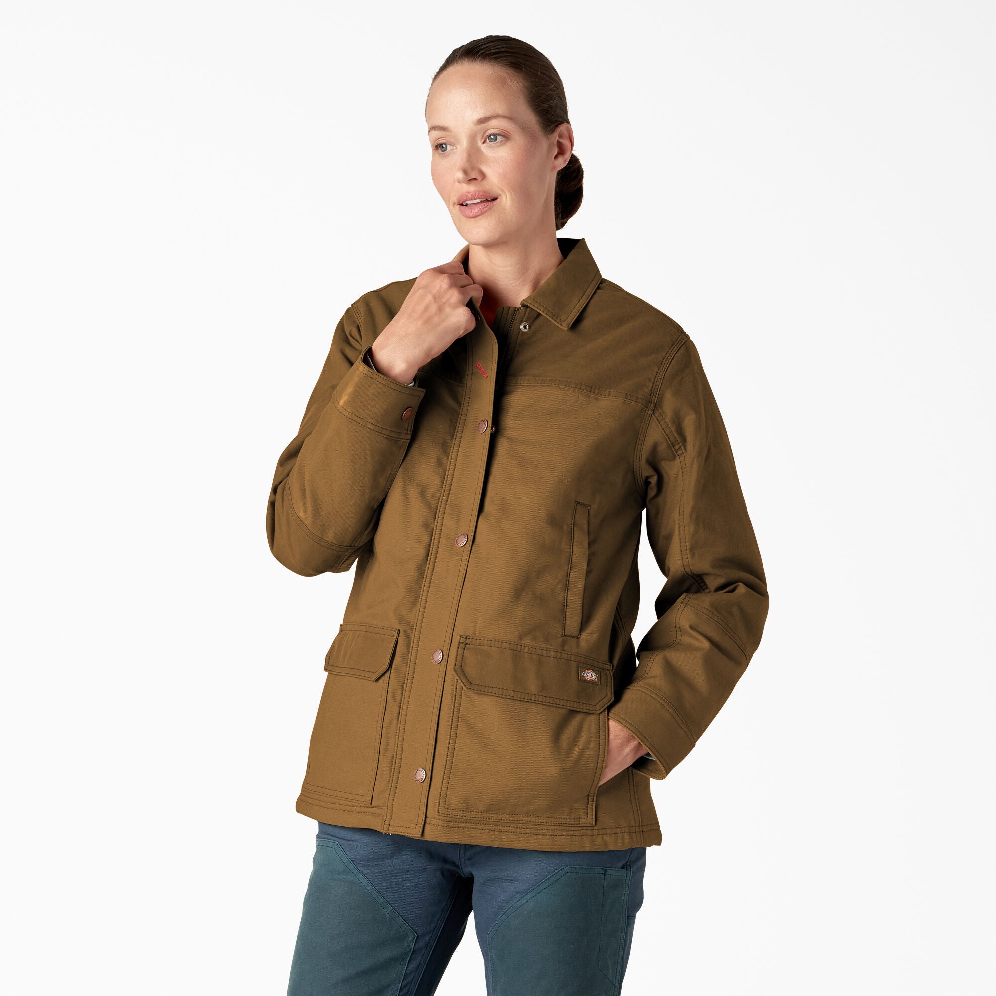 Women's Waxed Canvas Chore Coat - 图片 3