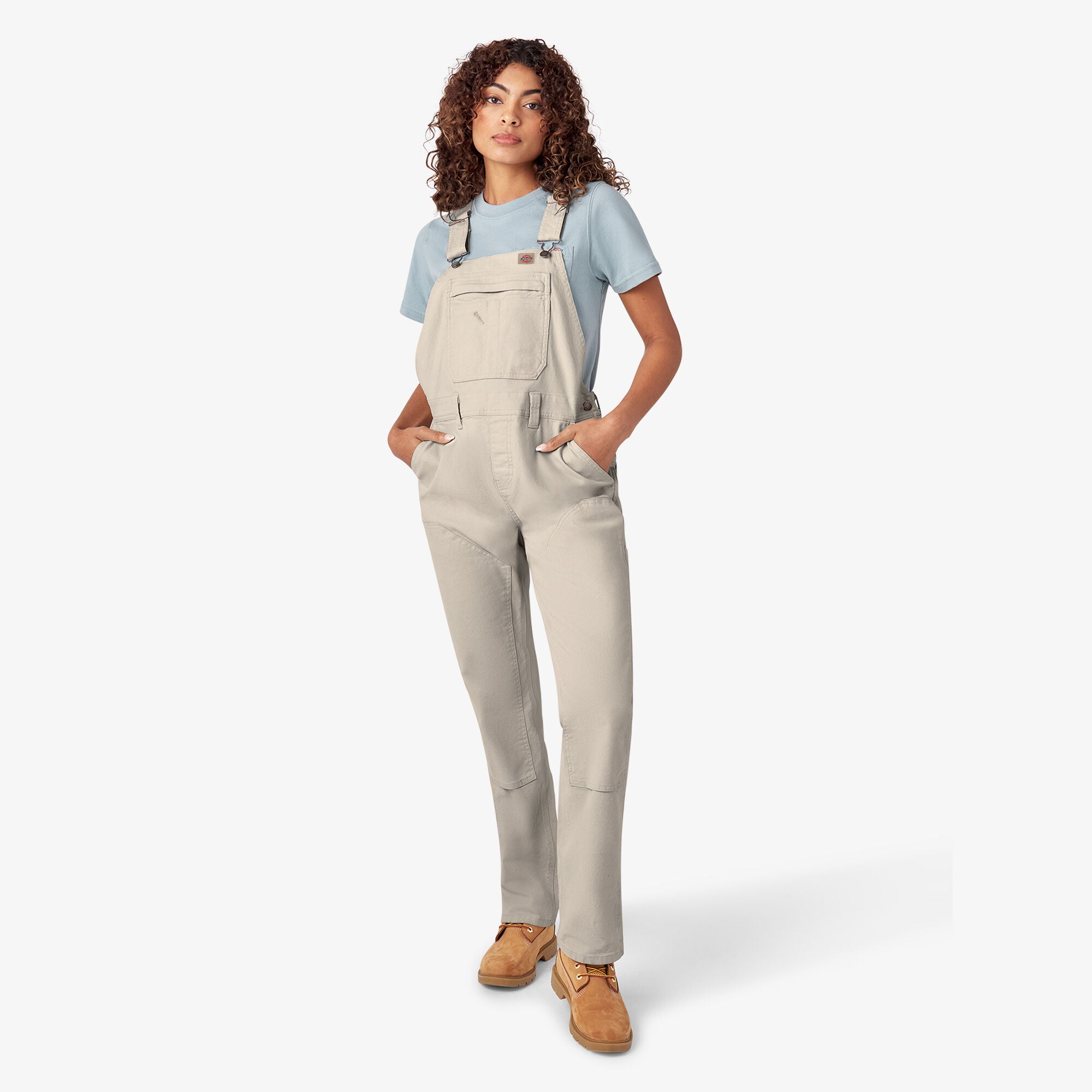 Women's Double Front Bib Overalls - 图片 5