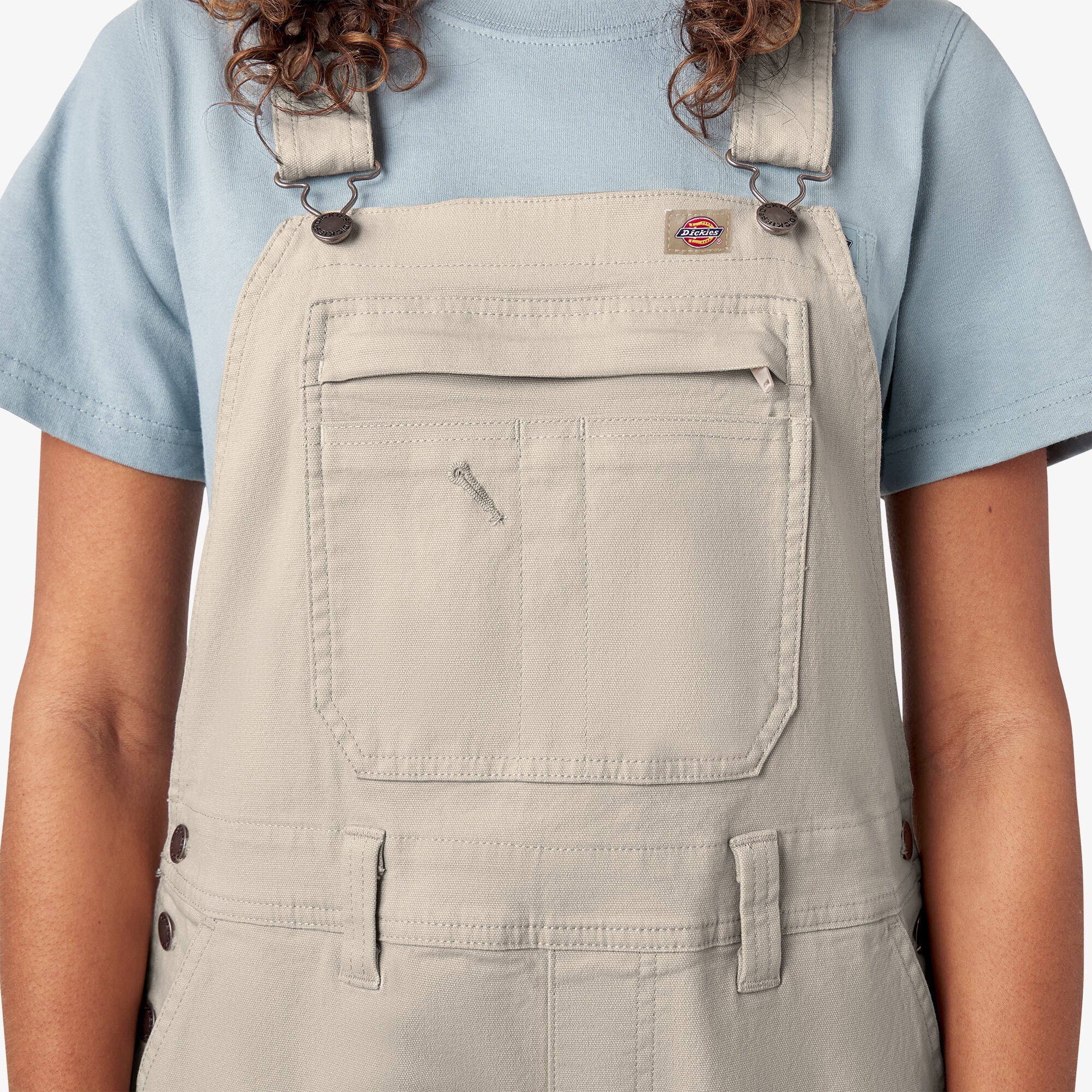 Women's Double Front Bib Overalls - 图片 7