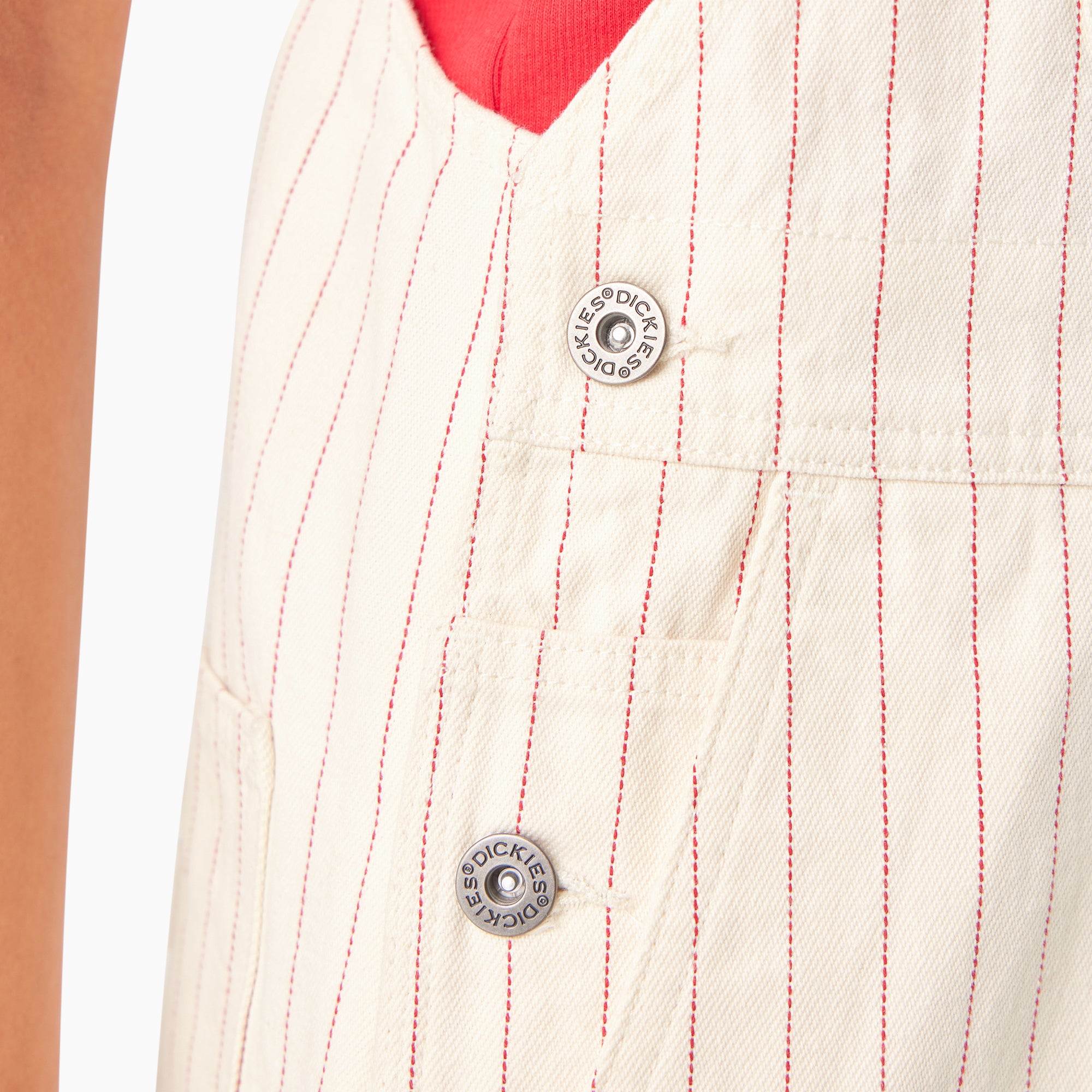 Women's Pinstripe Service Bib Overalls - 图片 9