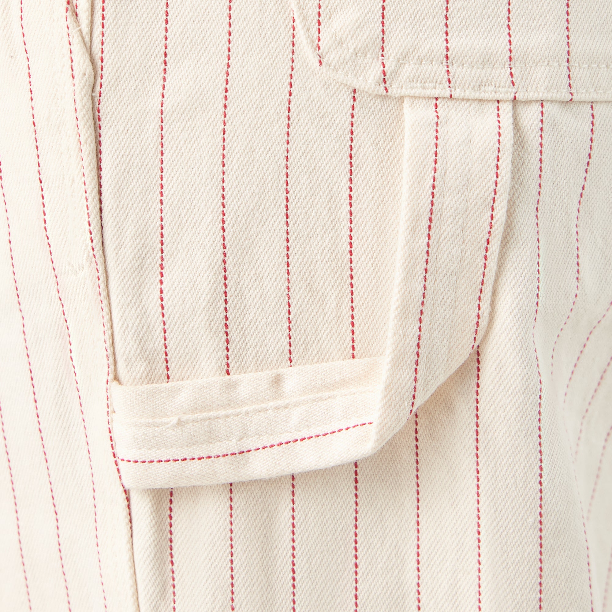 Women's Pinstripe Service Bib Overalls - 图片 10