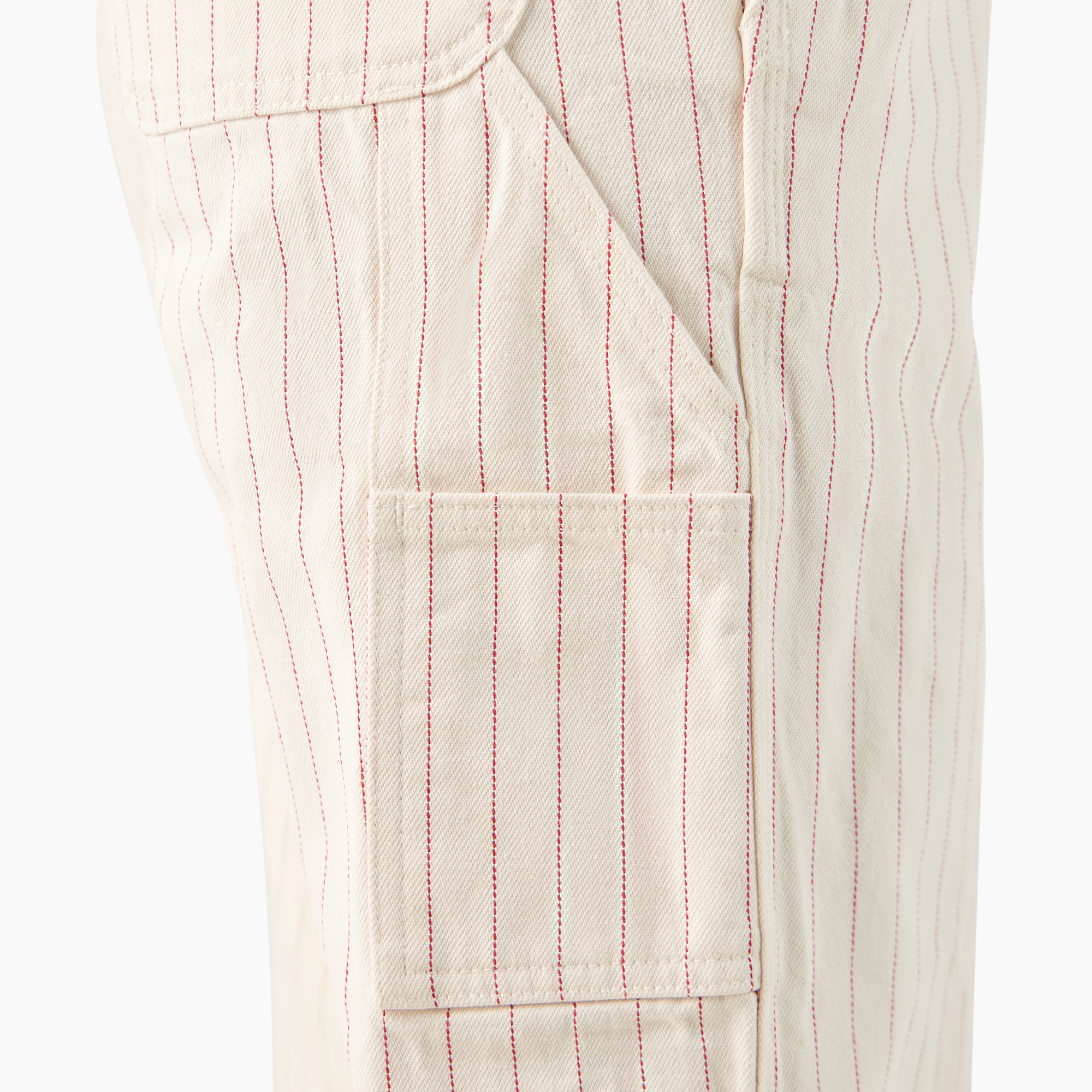 Women's Pinstripe Service Bib Overalls - 图片 12