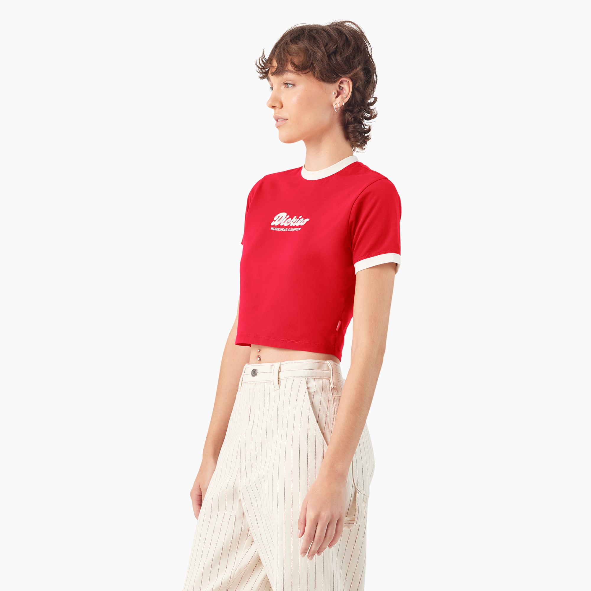 Women's Lewistown Cropped Ringer T-Shirt - 图片 3
