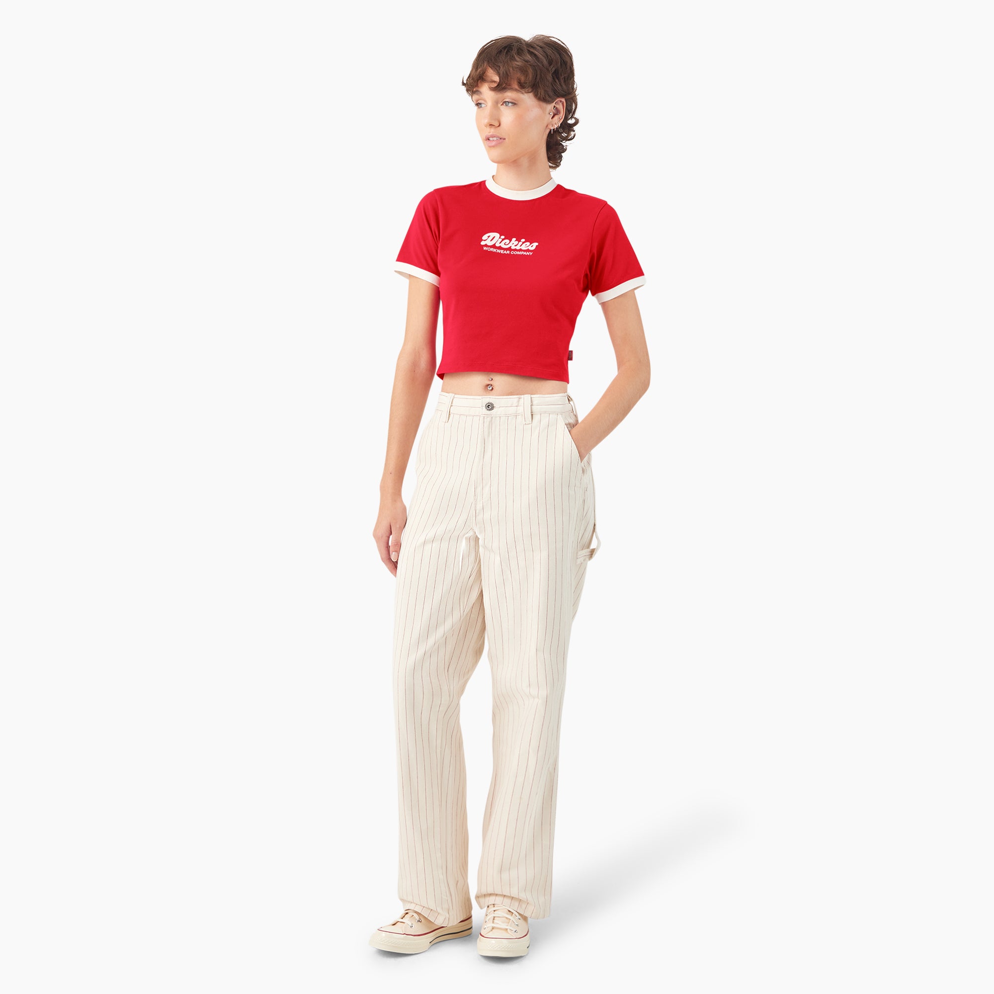 Women's Lewistown Cropped Ringer T-Shirt - 图片 4
