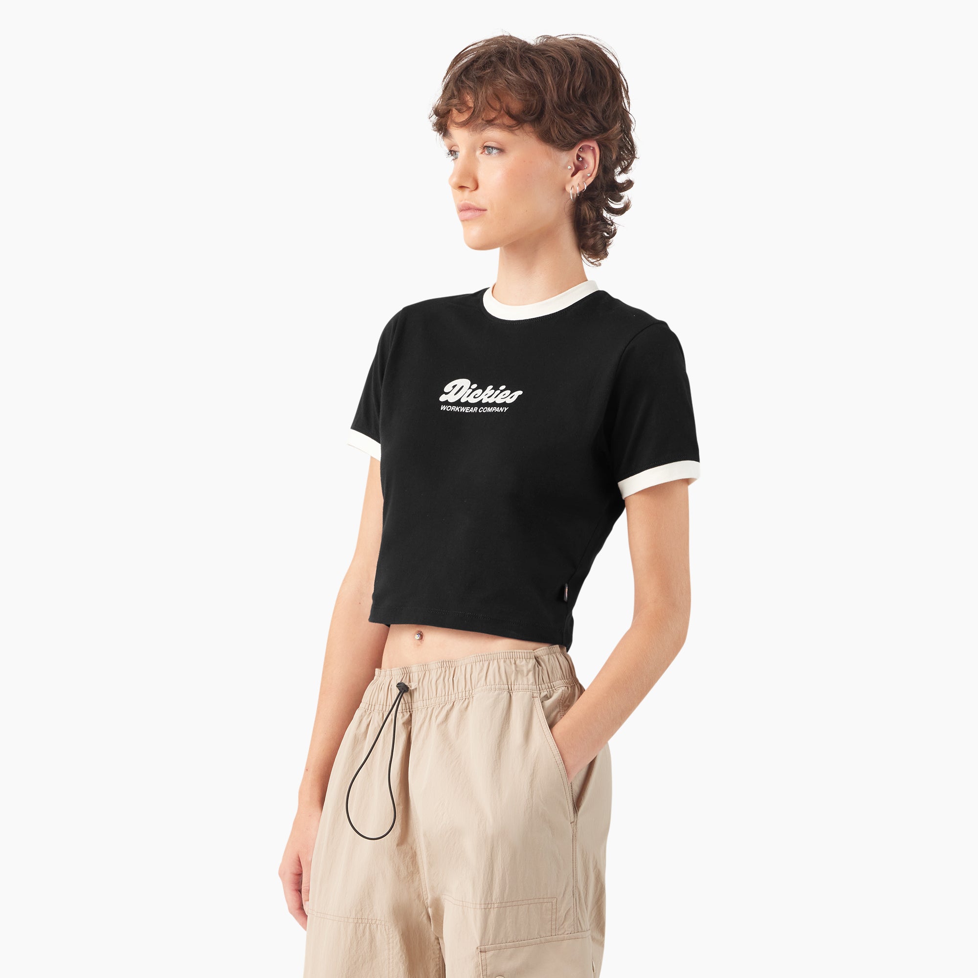 Women's Lewistown Cropped Ringer T-Shirt - 图片 3
