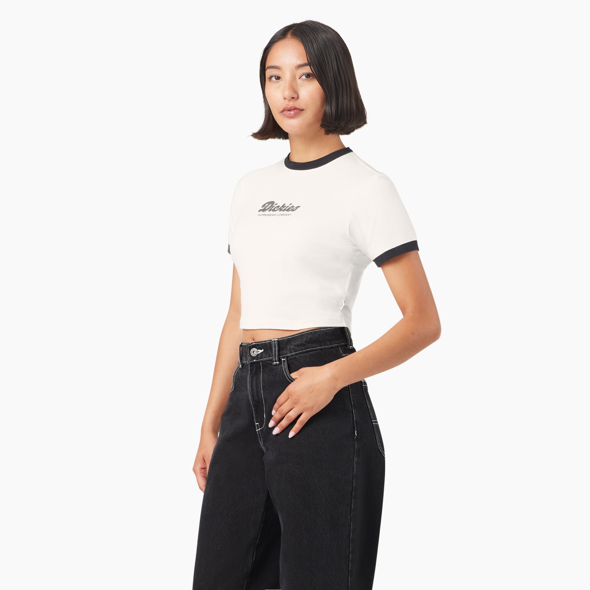 Women's Lewistown Cropped Ringer T-Shirt - 图片 3