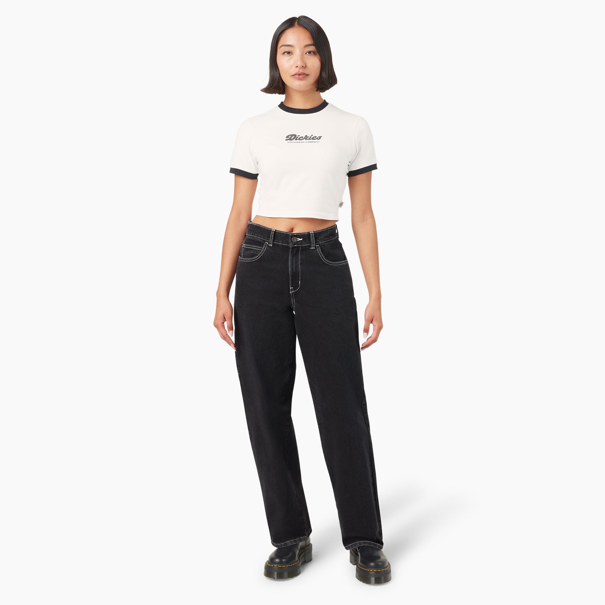 Women's Lewistown Cropped Ringer T-Shirt - 图片 4