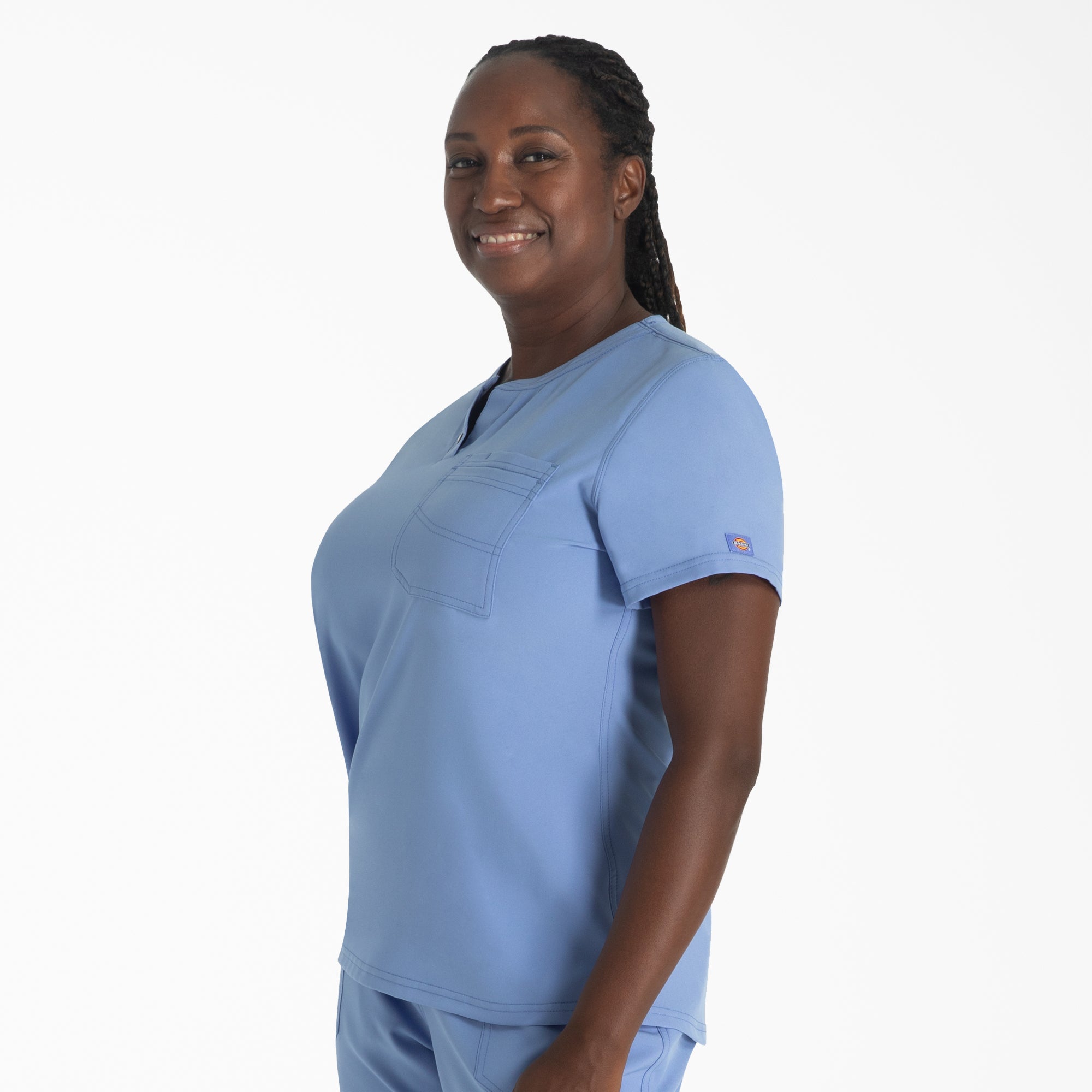 Women's EDS NXT Henley Scrub Top - 图片 3