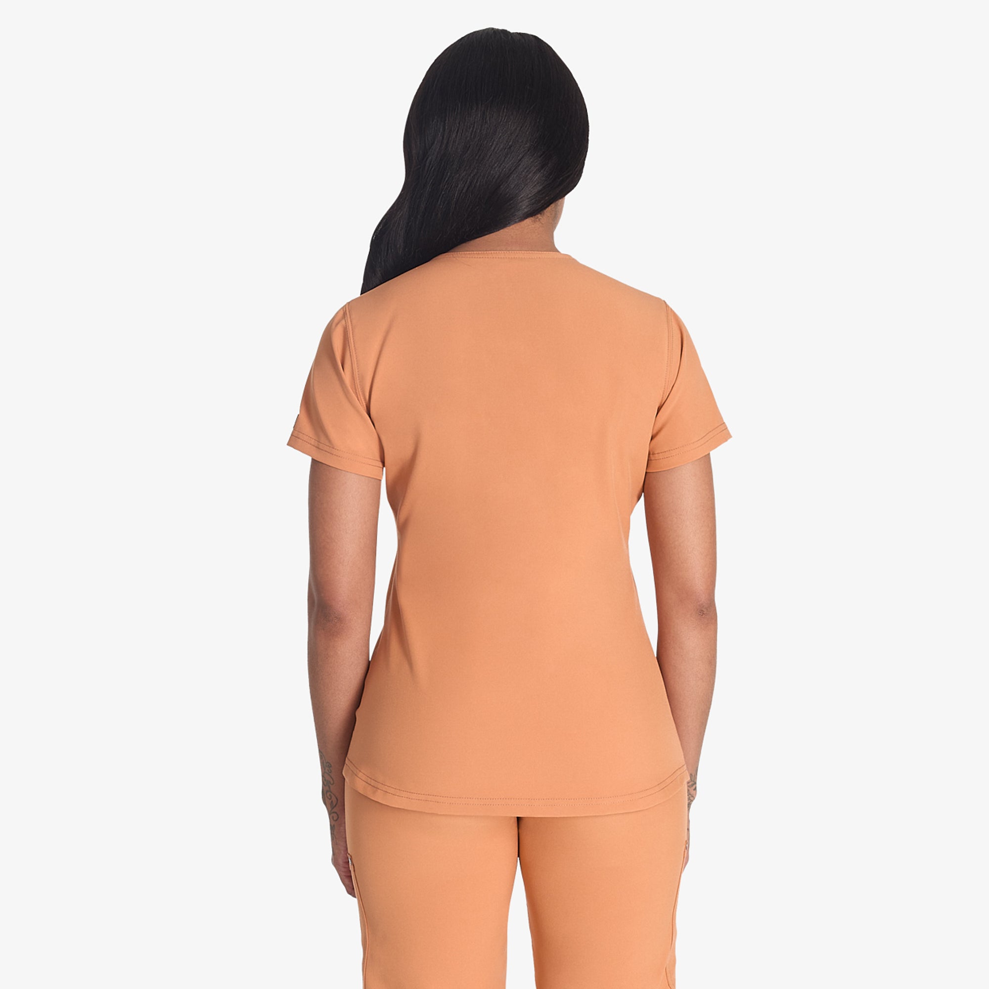 Women's EDS NXT Henley Scrub Top - 图片 2