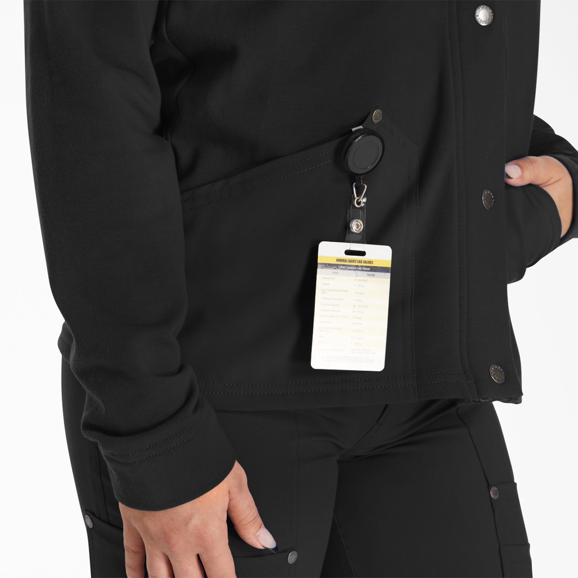 Women's EDS NXT Zip Front Scrub Jacket - 图片 6