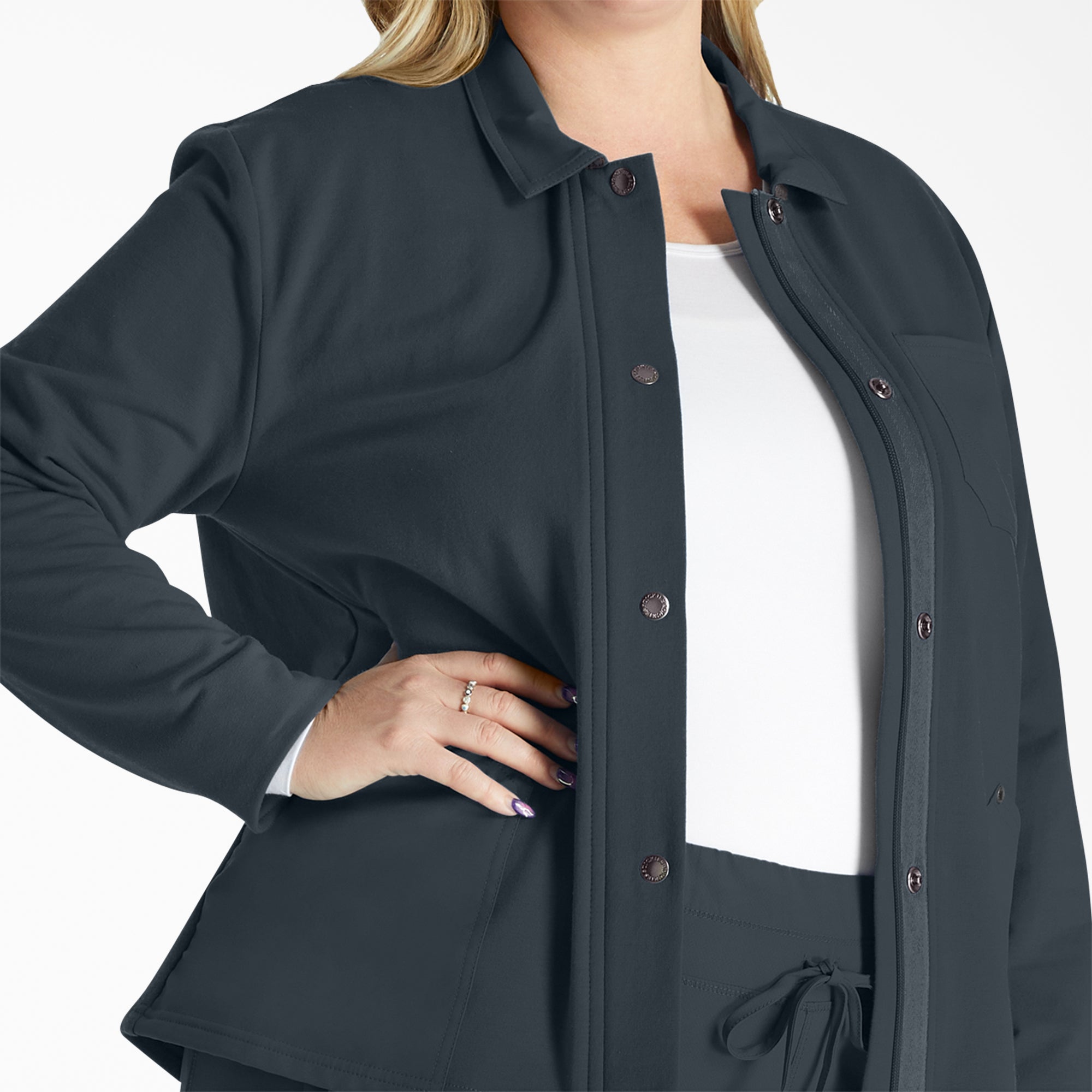 Women's EDS NXT Zip Front Scrub Jacket - 图片 7