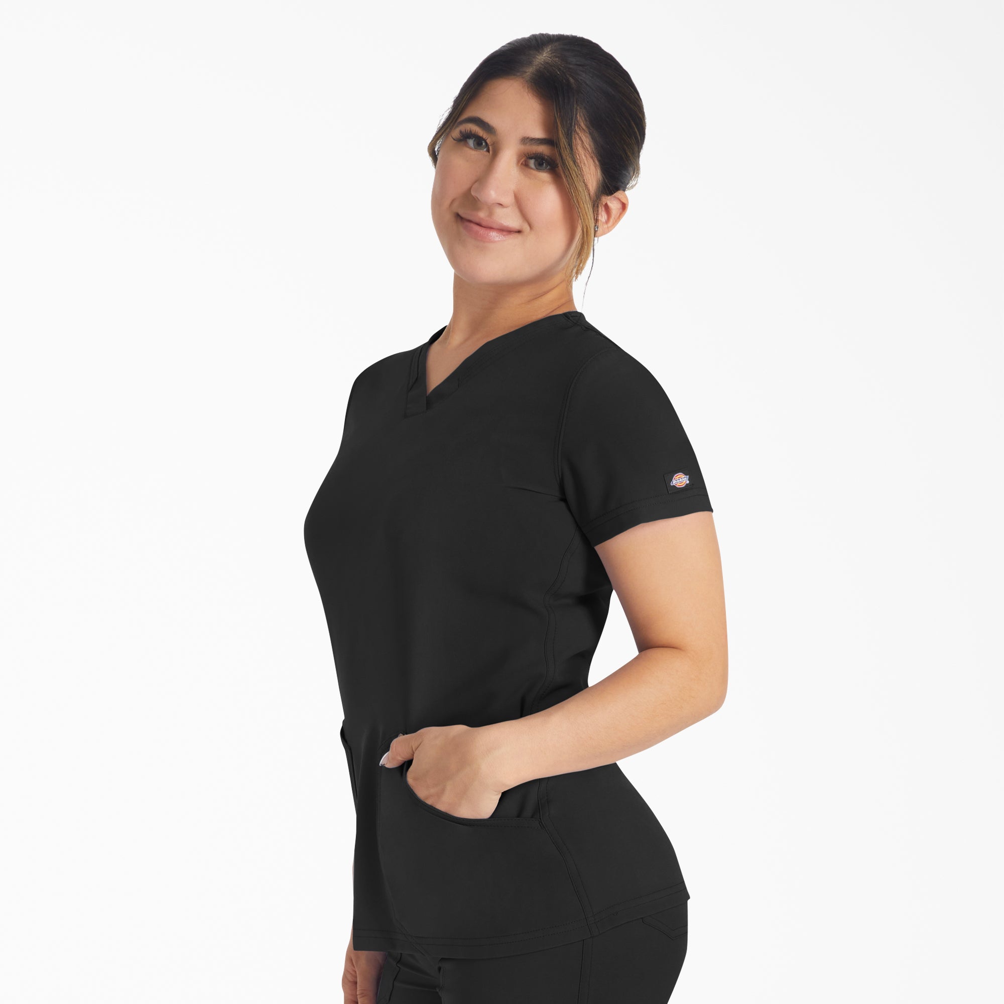 Women's EDS NXT V-Neck Scrub Top - 图片 3