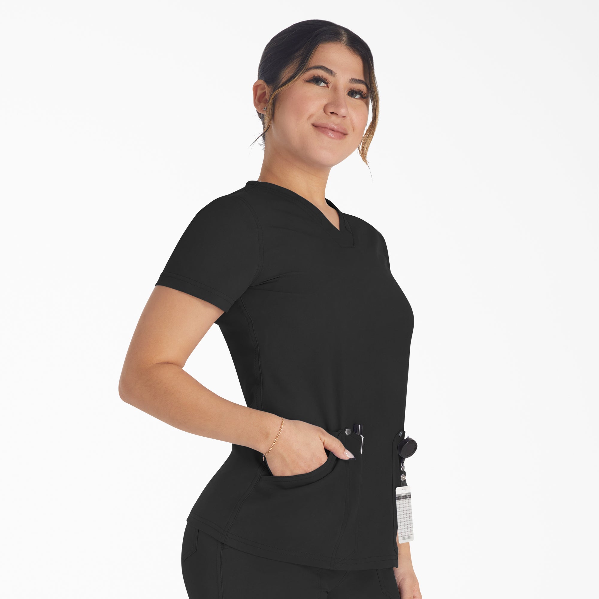 Women's EDS NXT V-Neck Scrub Top - 图片 4