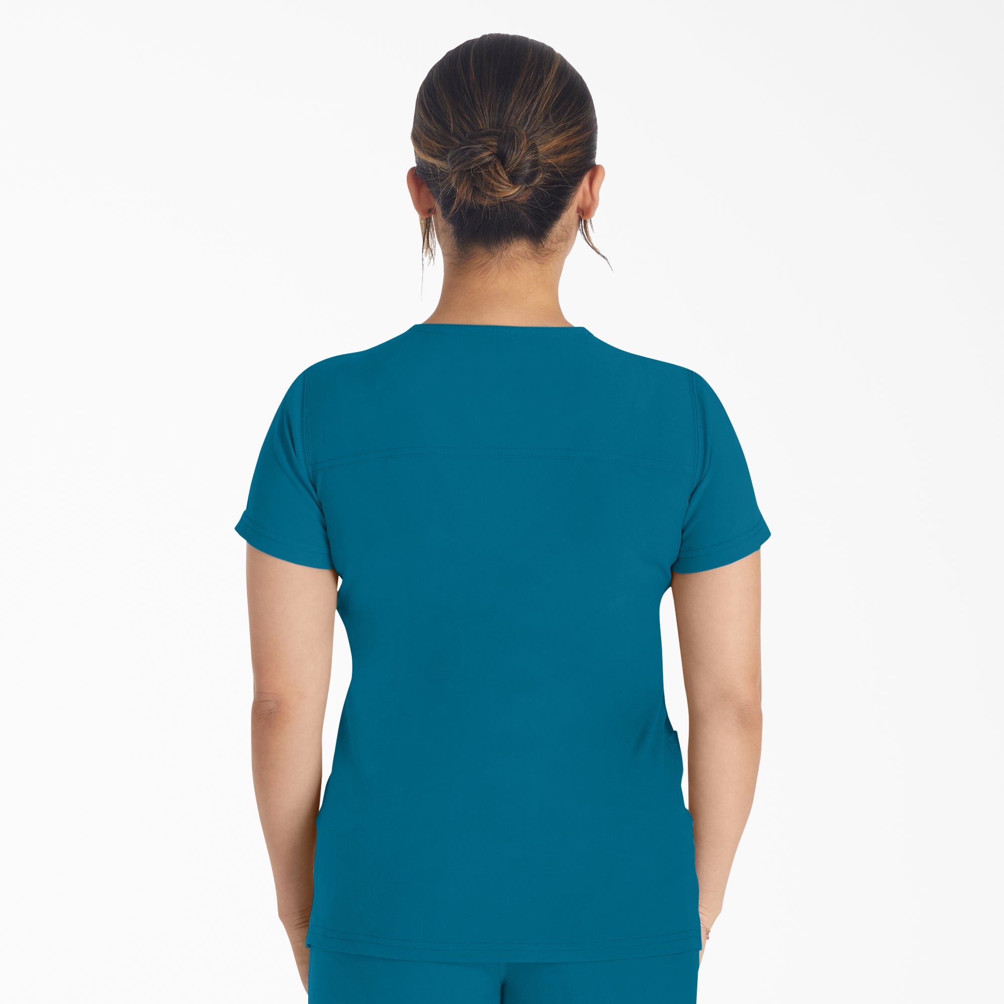 Women's EDS NXT V-Neck Scrub Top - 图片 2