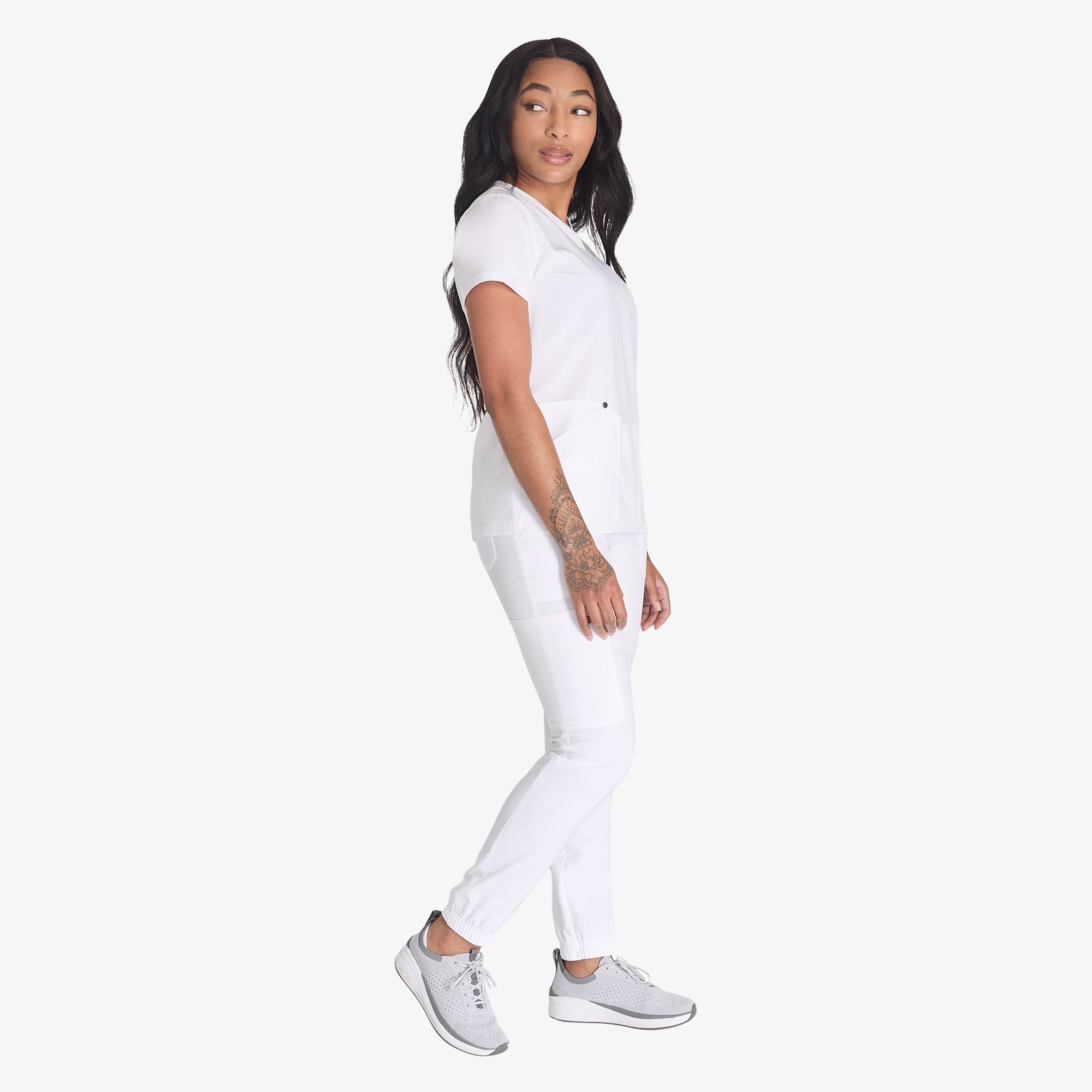 Women's EDS NXT V-Neck Scrub Top - 图片 4