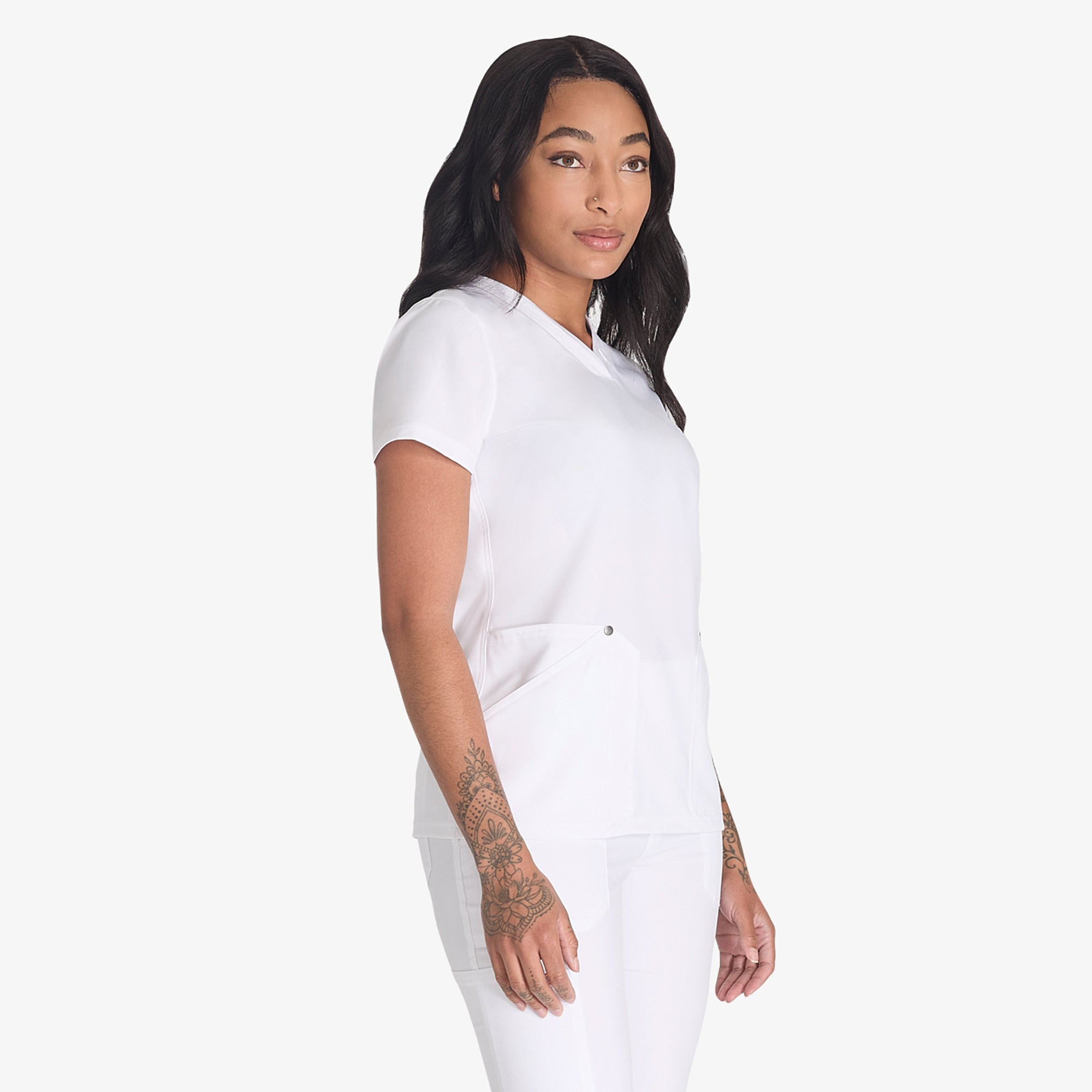 Women's EDS NXT V-Neck Scrub Top - 图片 6