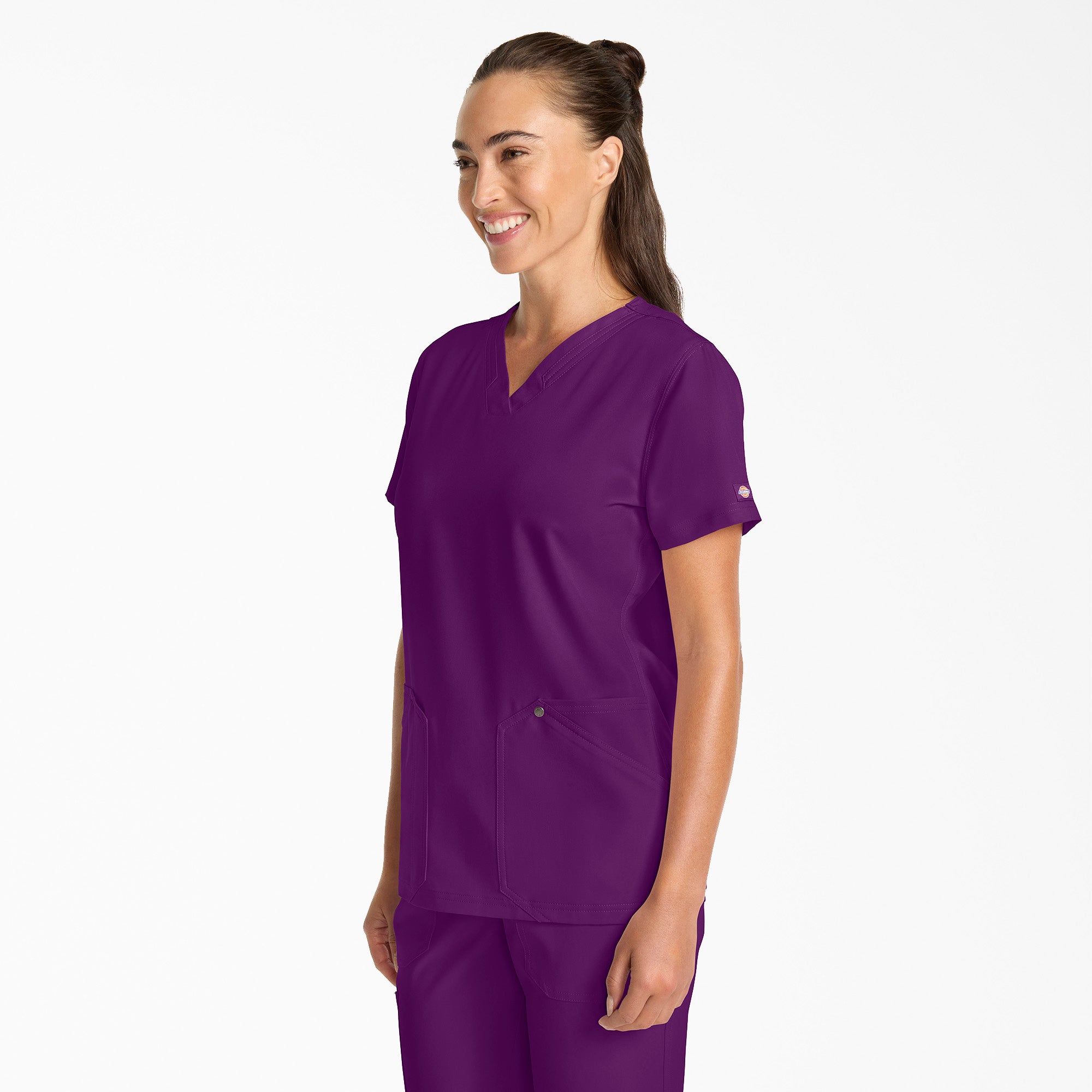 Women's EDS NXT V-Neck Scrub Top - 图片 3