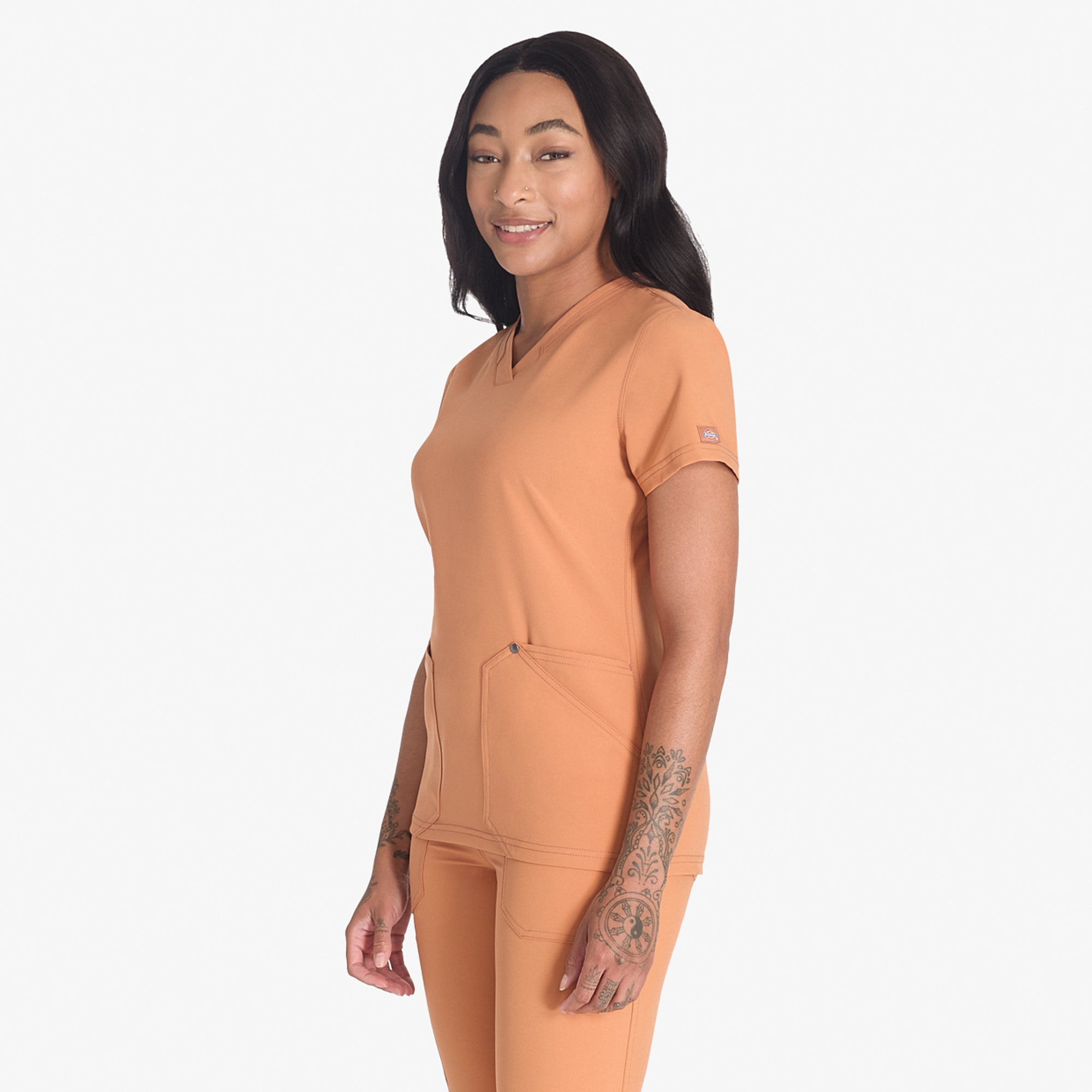 Women's EDS NXT V-Neck Scrub Top - 图片 3