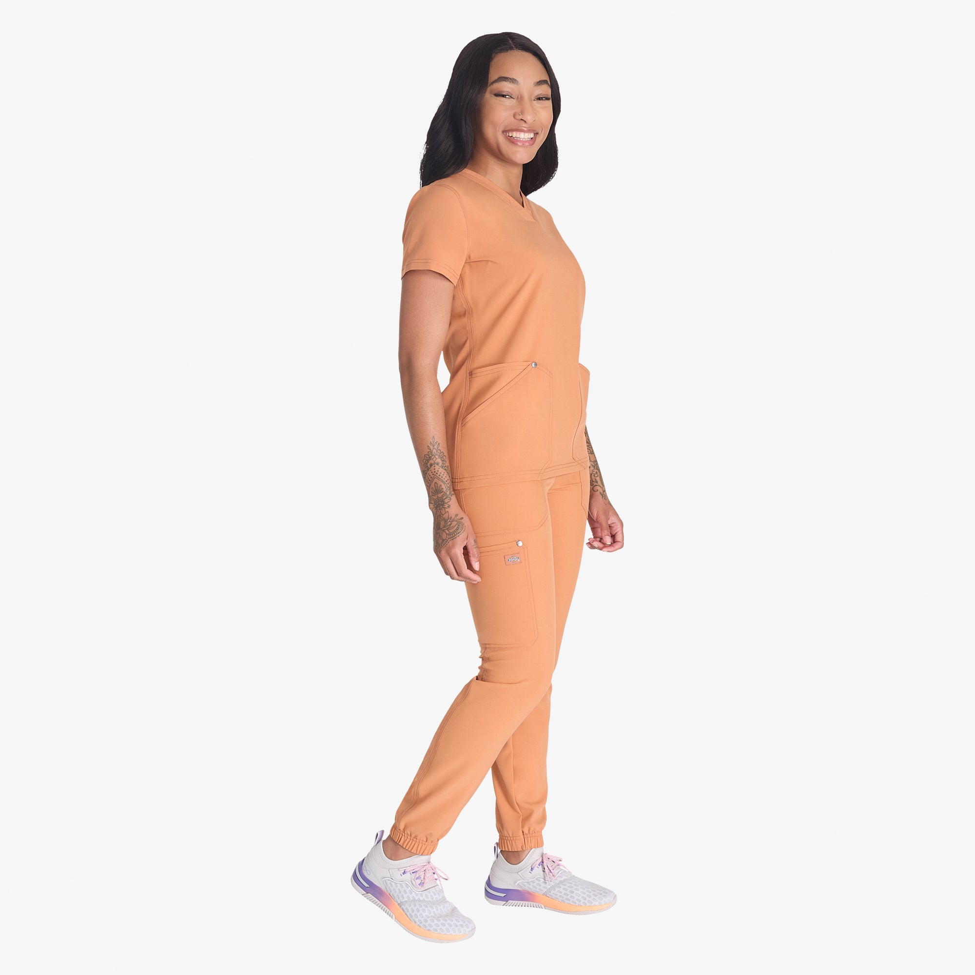 Women's EDS NXT V-Neck Scrub Top - 图片 6