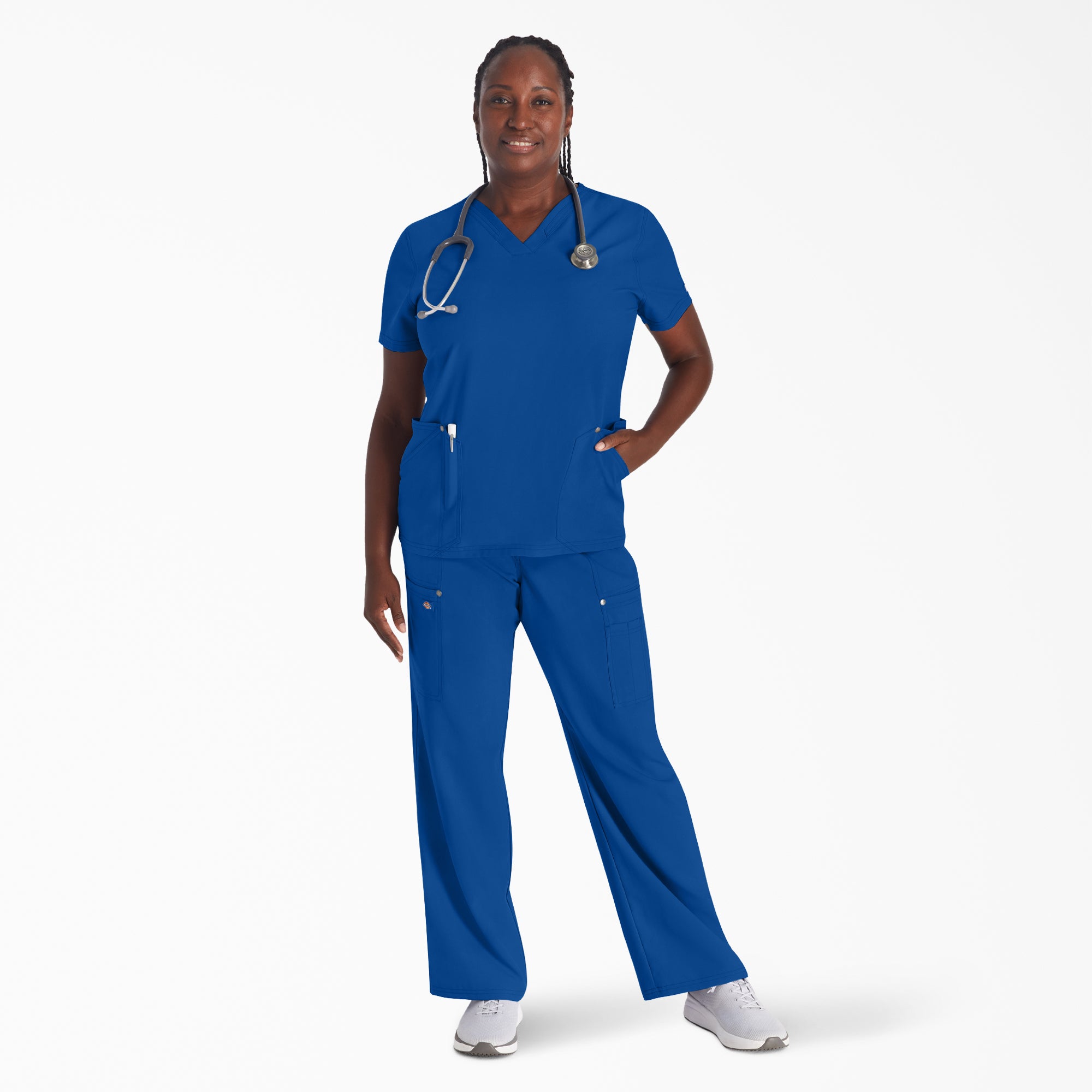 Women's EDS NXT V-Neck Scrub Top - 图片 5