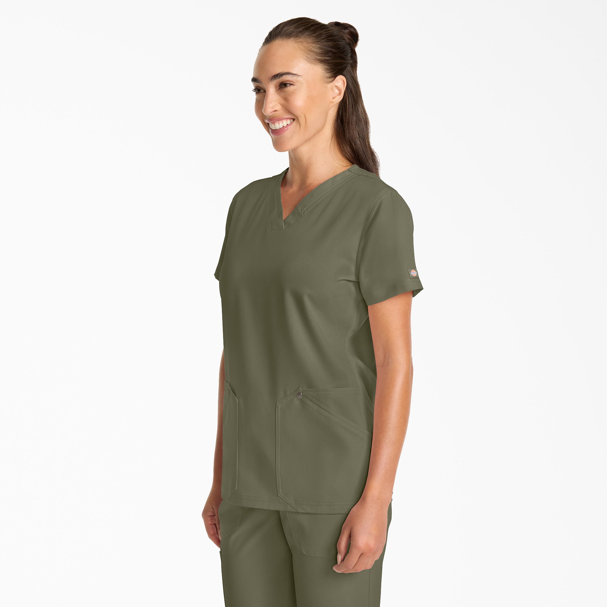 Women's EDS NXT V-Neck Scrub Top - 图片 3
