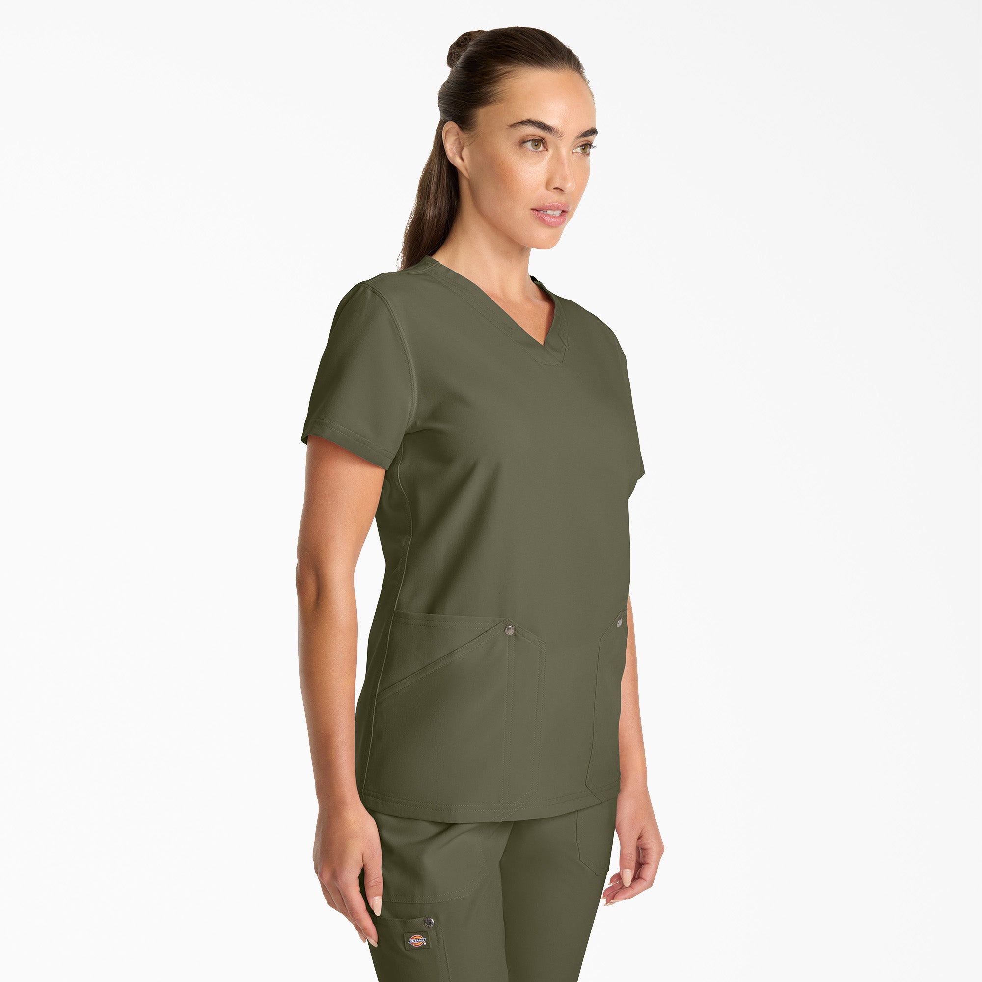 Women's EDS NXT V-Neck Scrub Top - 图片 4