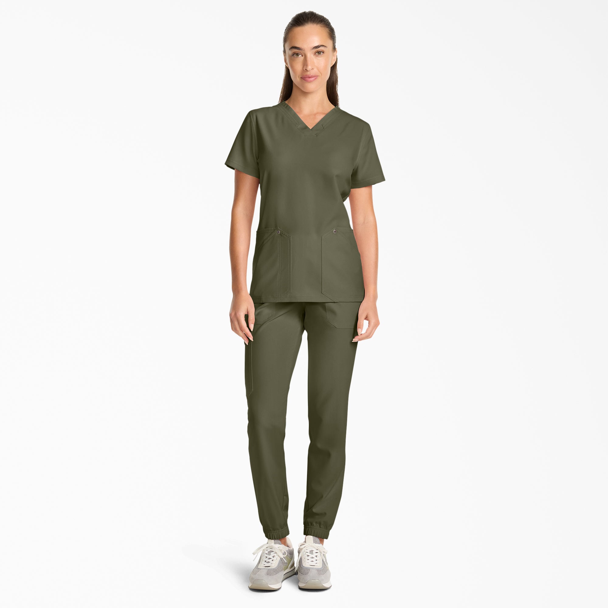 Women's EDS NXT V-Neck Scrub Top - 图片 5