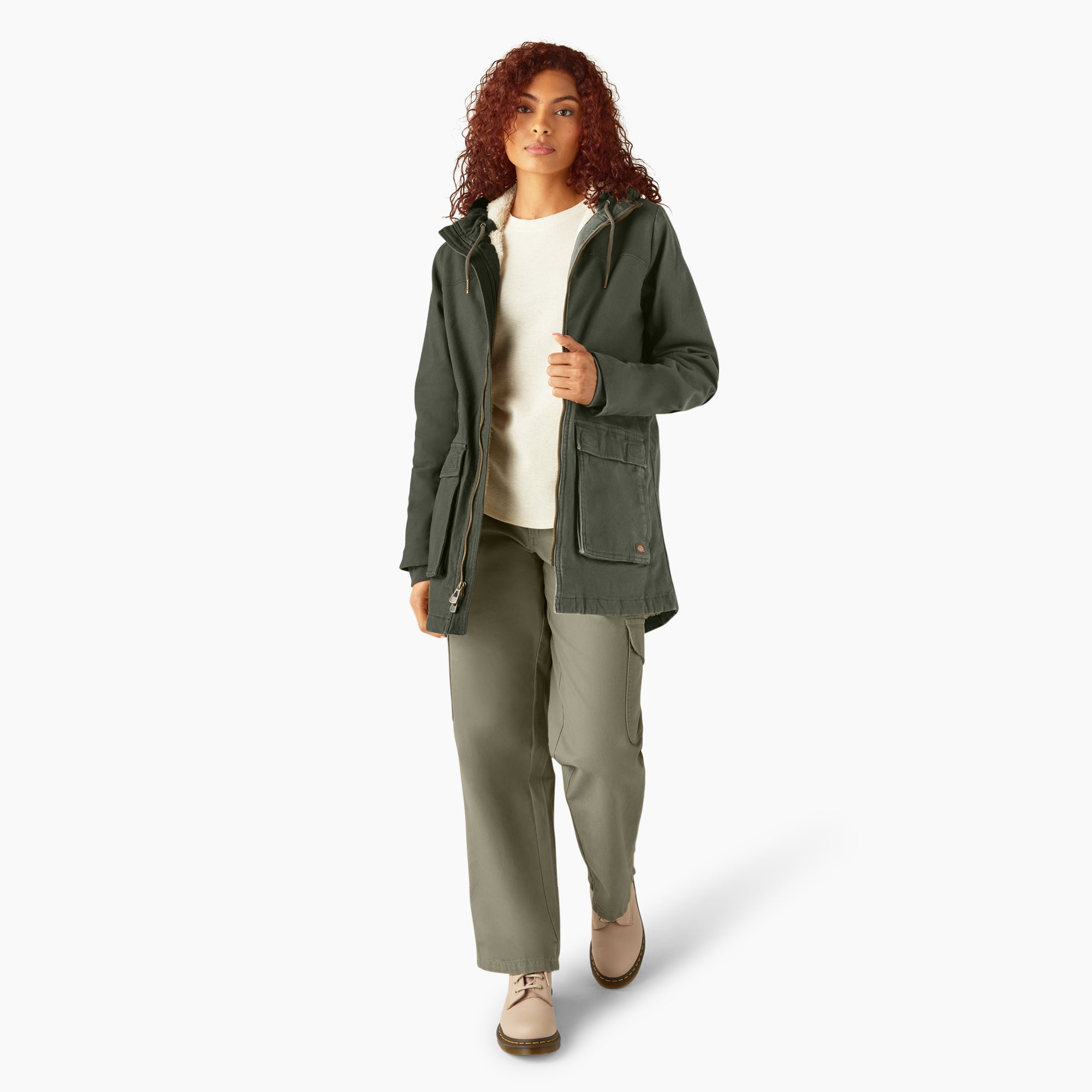 Women's Duck Canvas Parka - 图片 4