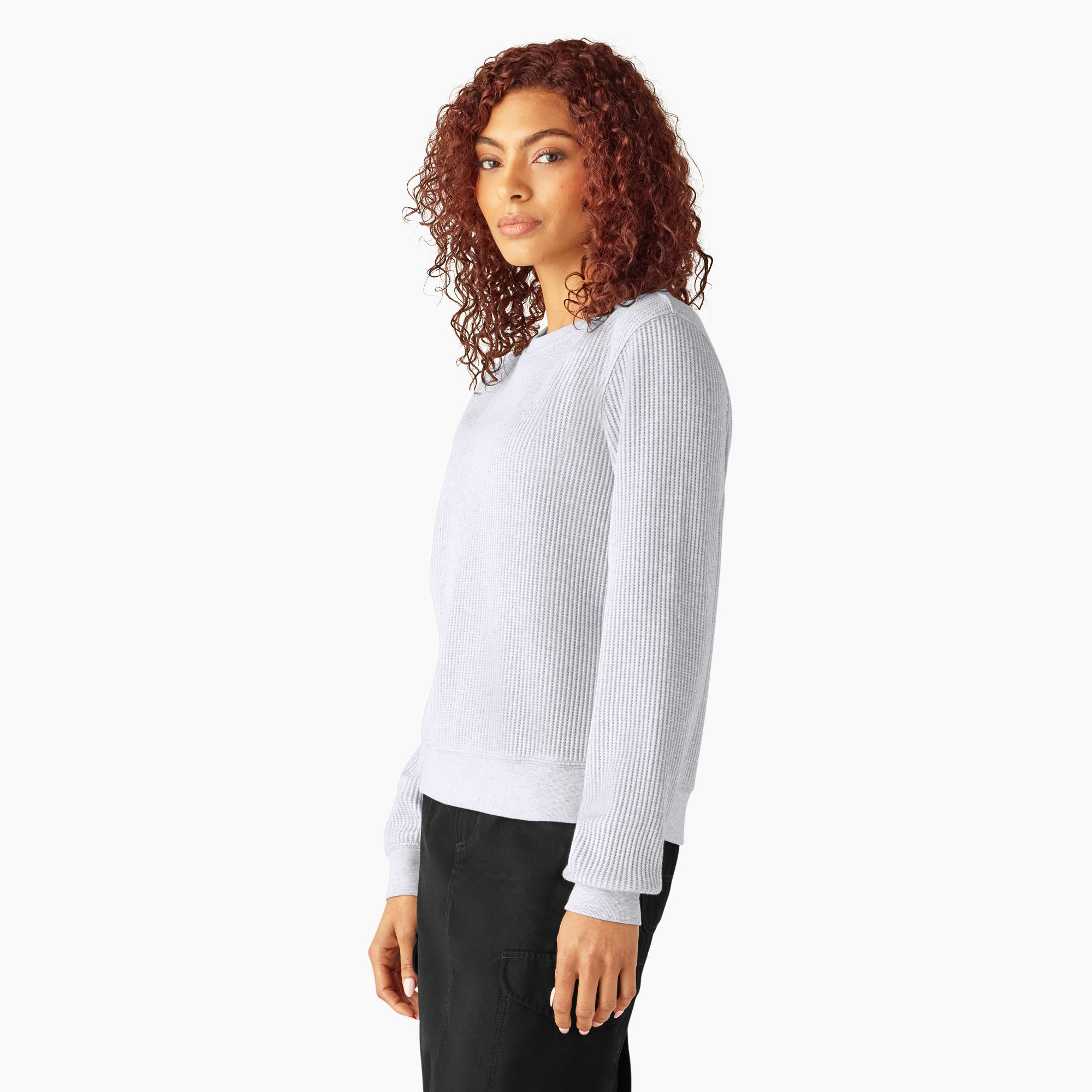 Women's Thermal Crewneck Shirt - 图片 3