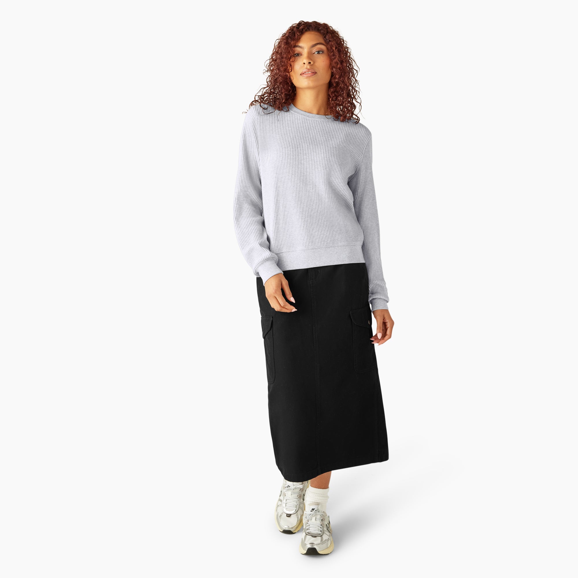 Women's Thermal Crewneck Shirt - 图片 4