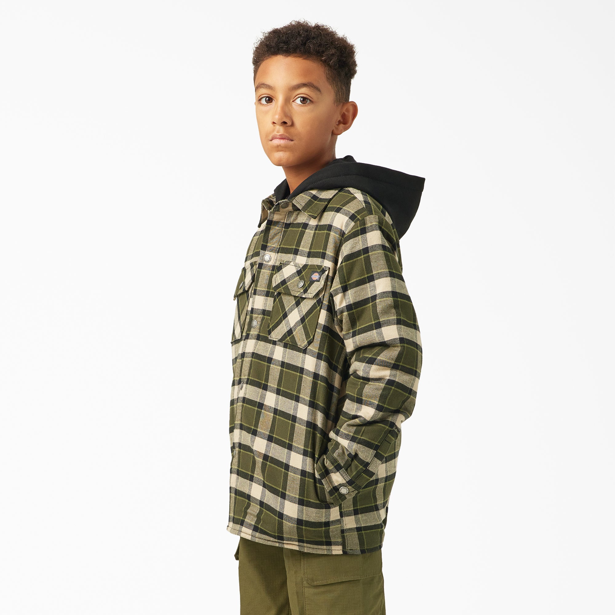 Boys' Flannel Shirt Jacket - 图片 3