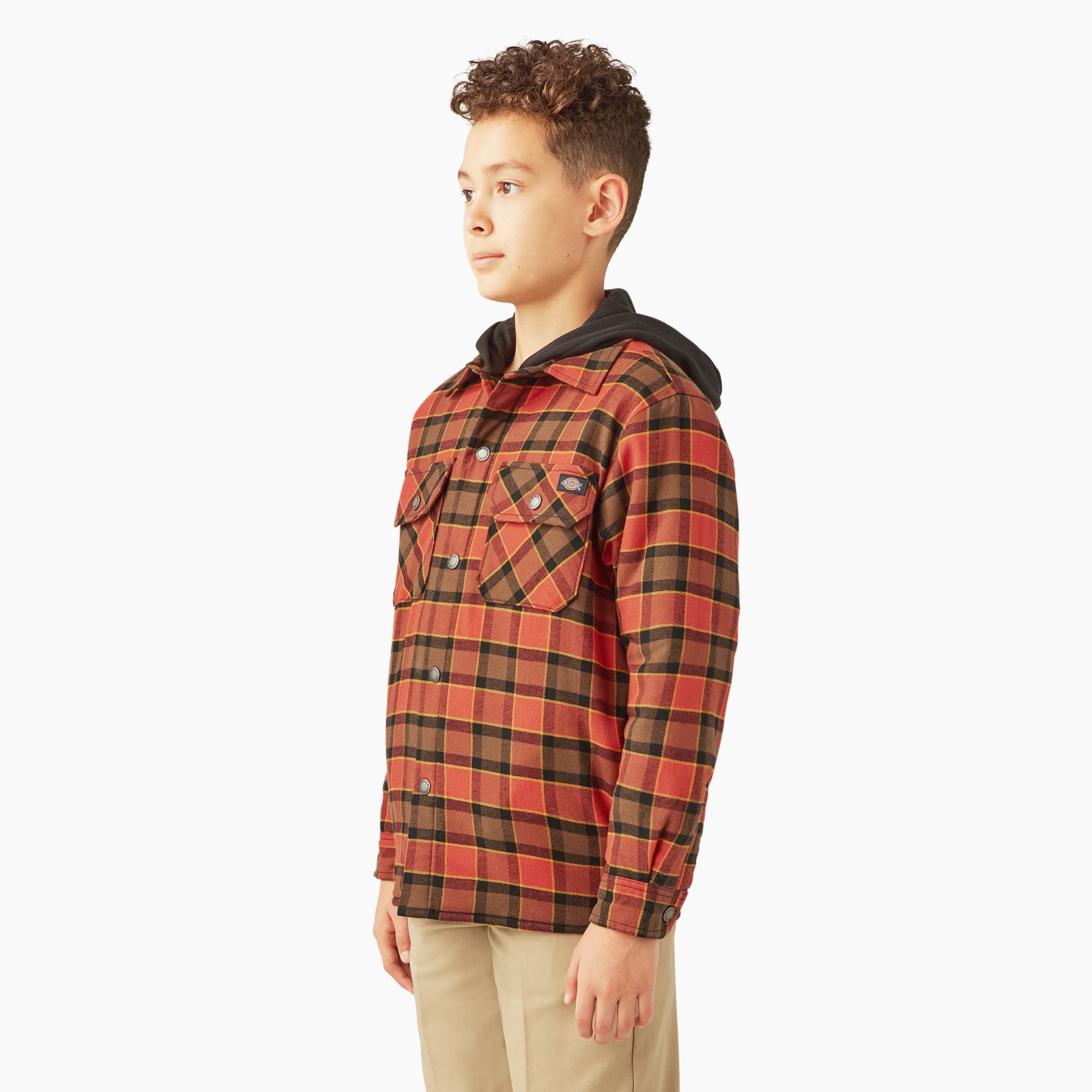 Boys' Flannel Shirt Jacket - 图片 3