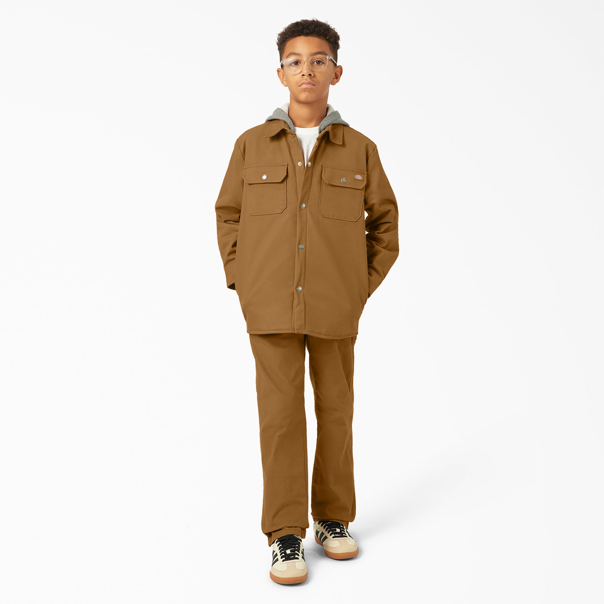Boys' Duck Shirt Jacket - 图片 4