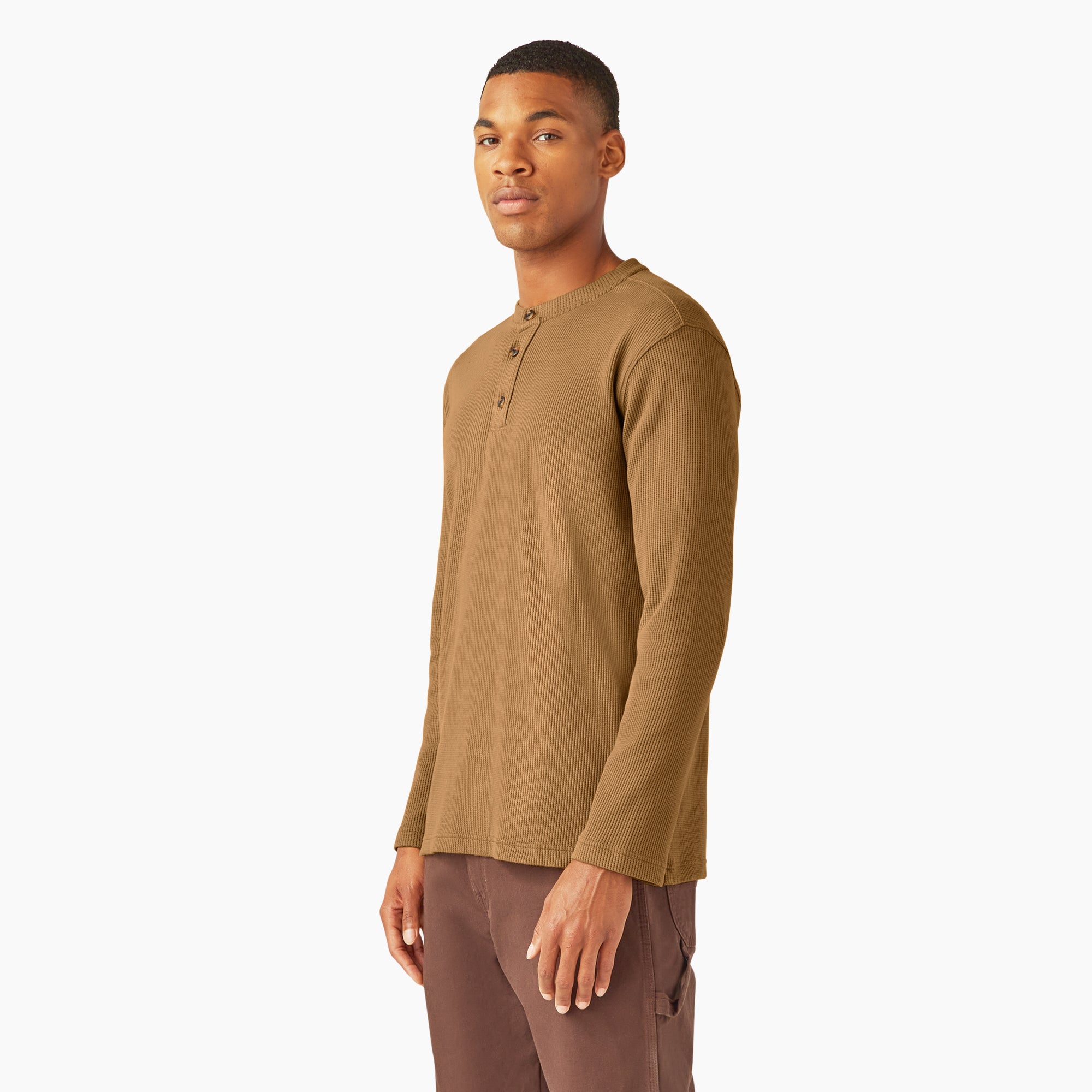 Henley Thermal Shirt - 图片 3