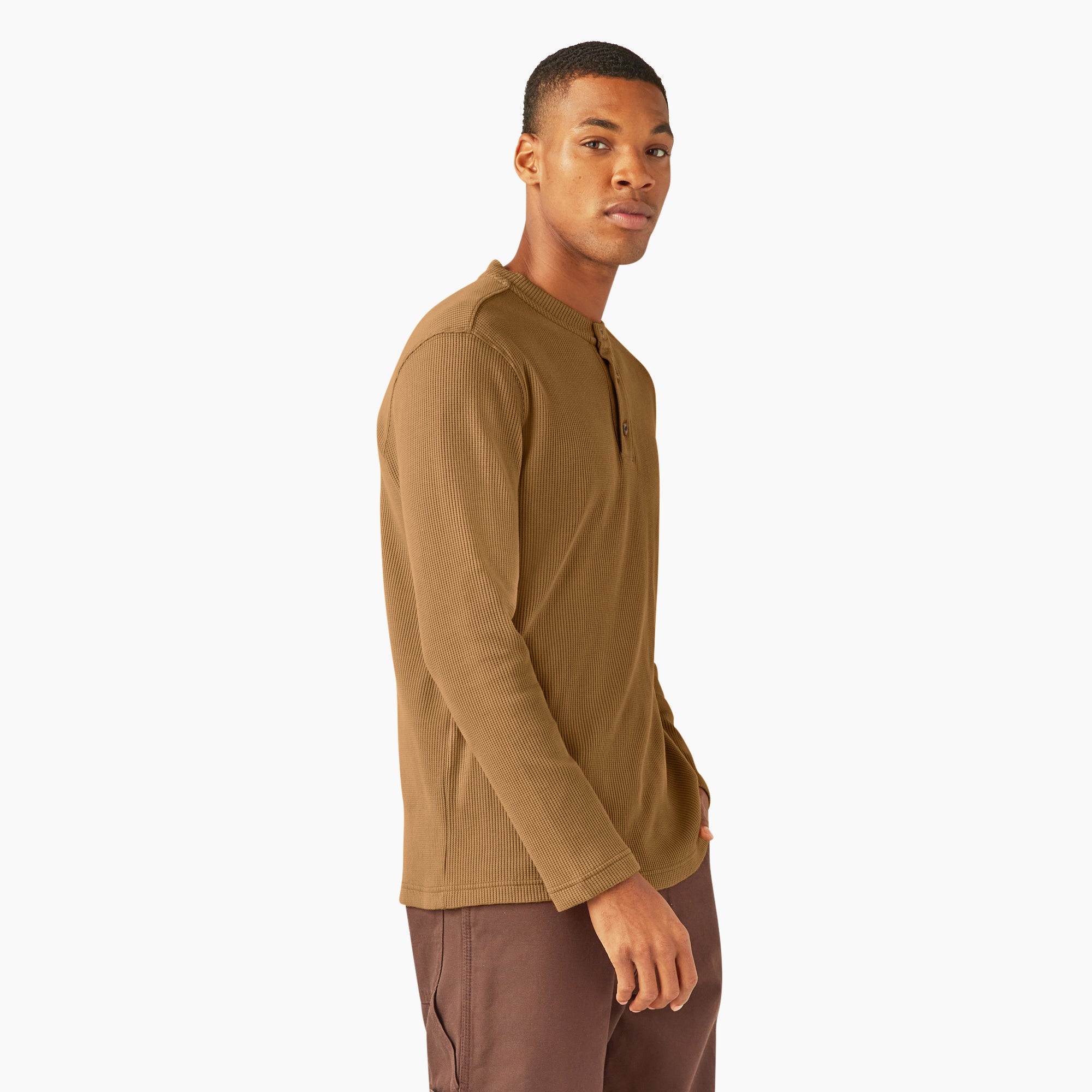 Henley Thermal Shirt - 图片 4