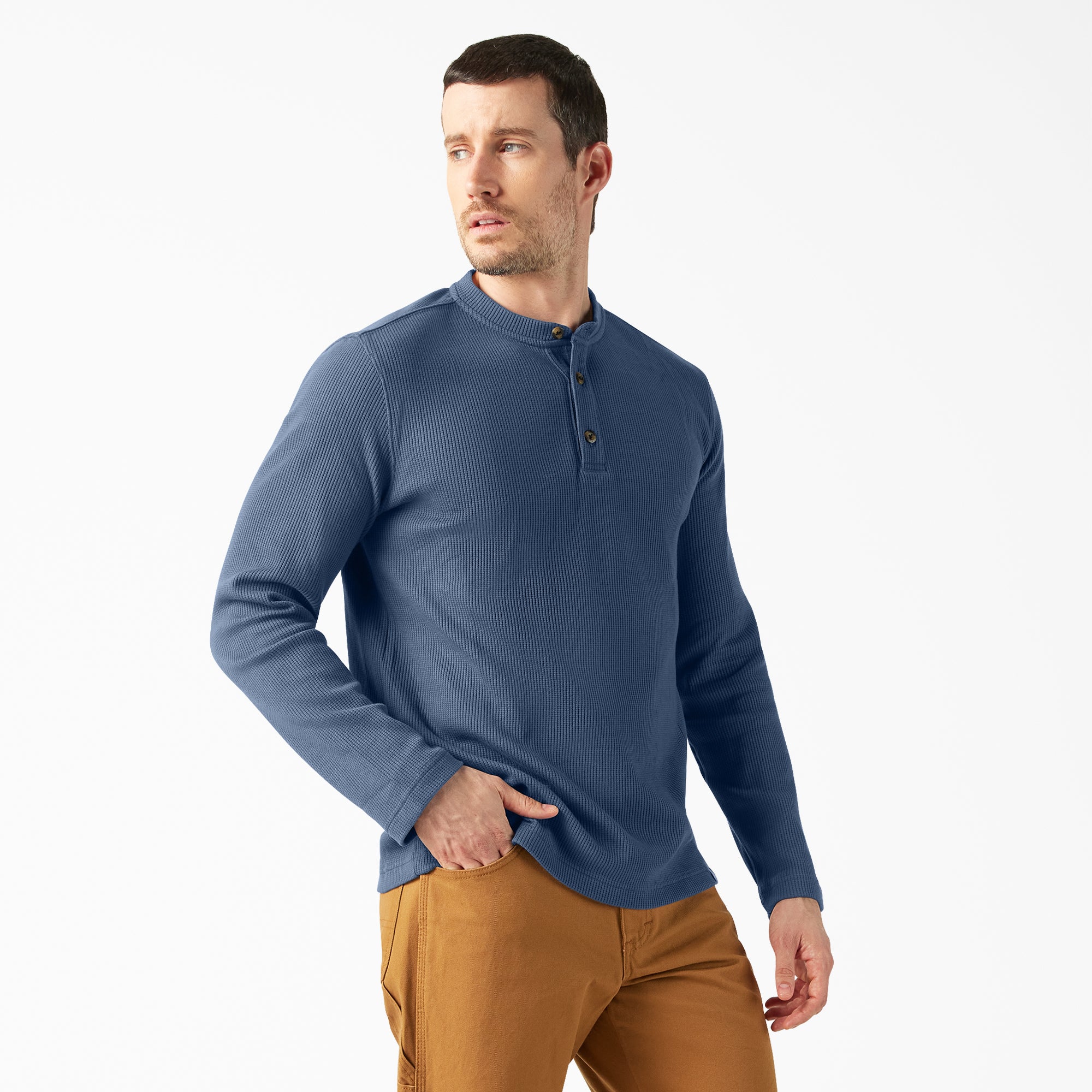 Henley Thermal Shirt - 图片 4