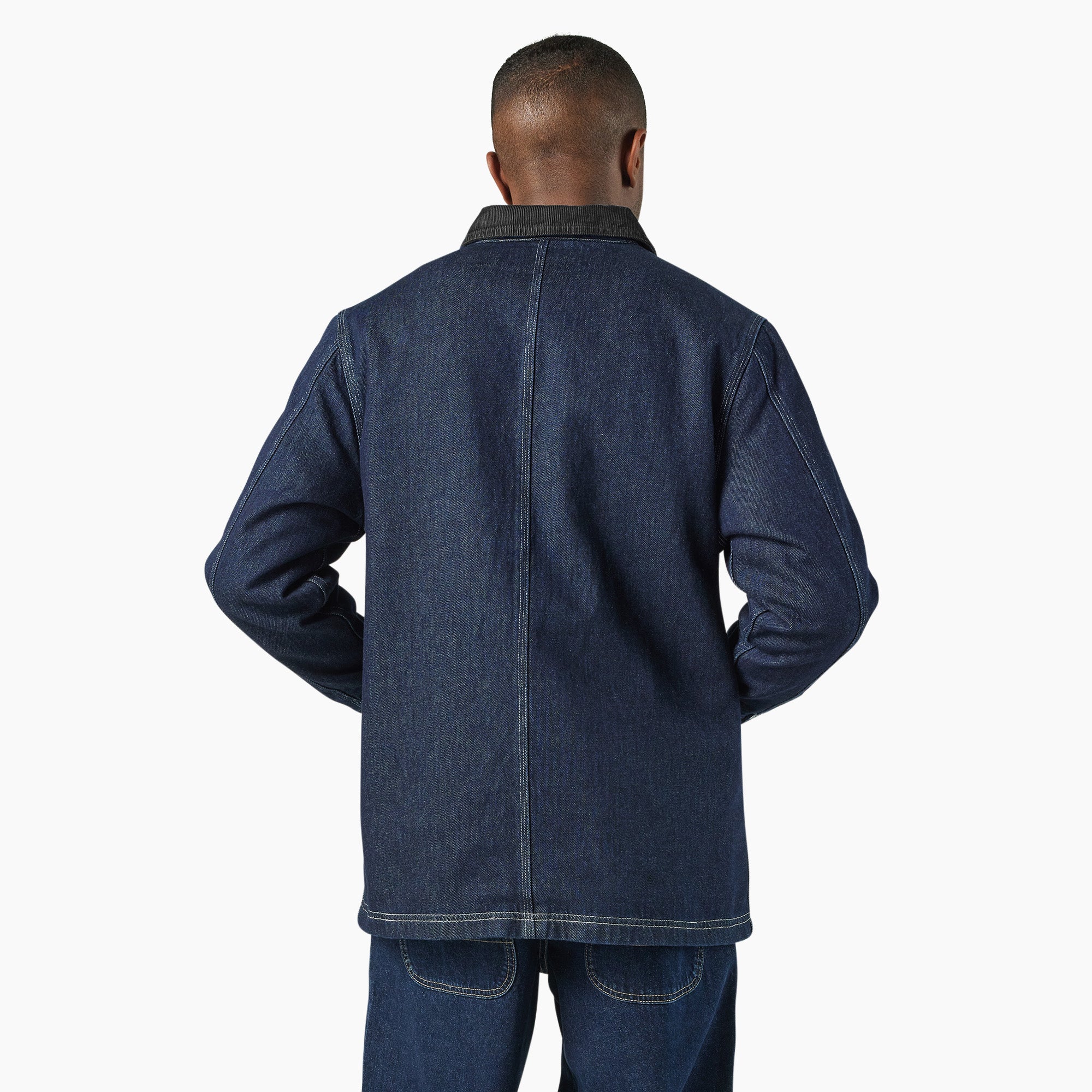Blanket Lined Denim Chore Coat - 图片 2