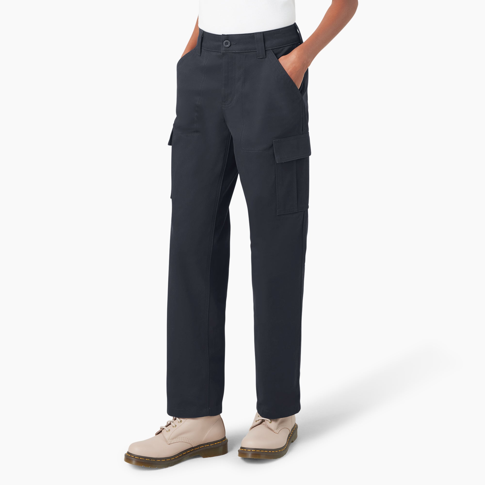 Women's Relaxed Fit Cargo Pants - 图片 3