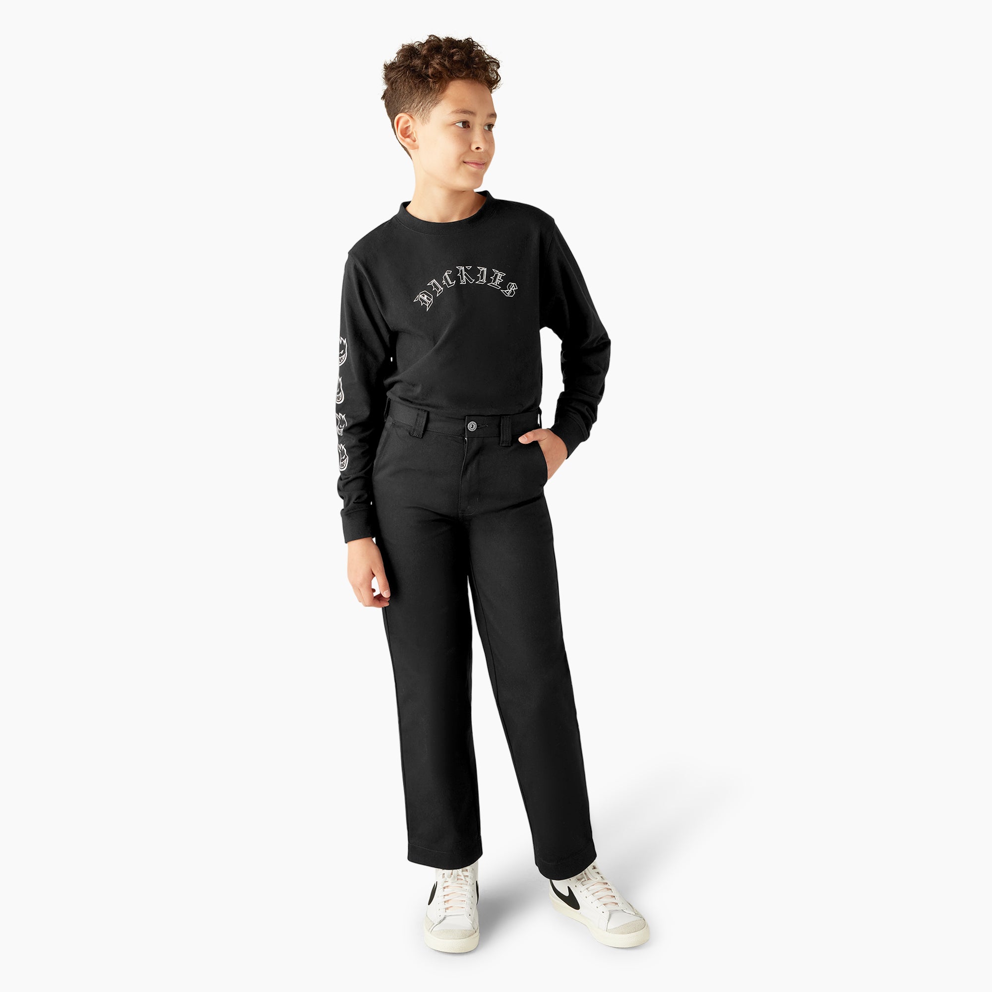 Dickies X Spitfire Kid's Flannel Cuff Pants - 图片 5