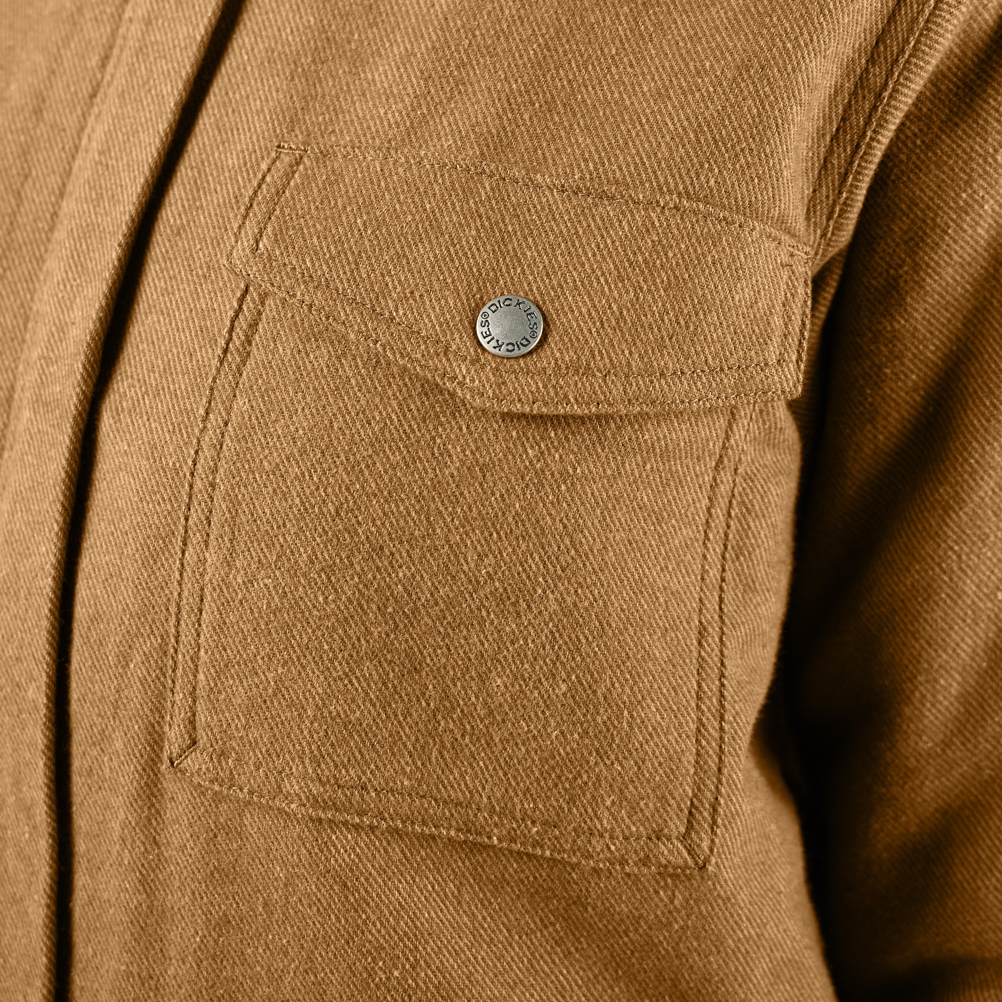 Women's Fleece Lined Flannel Chore Coat - 图片 6