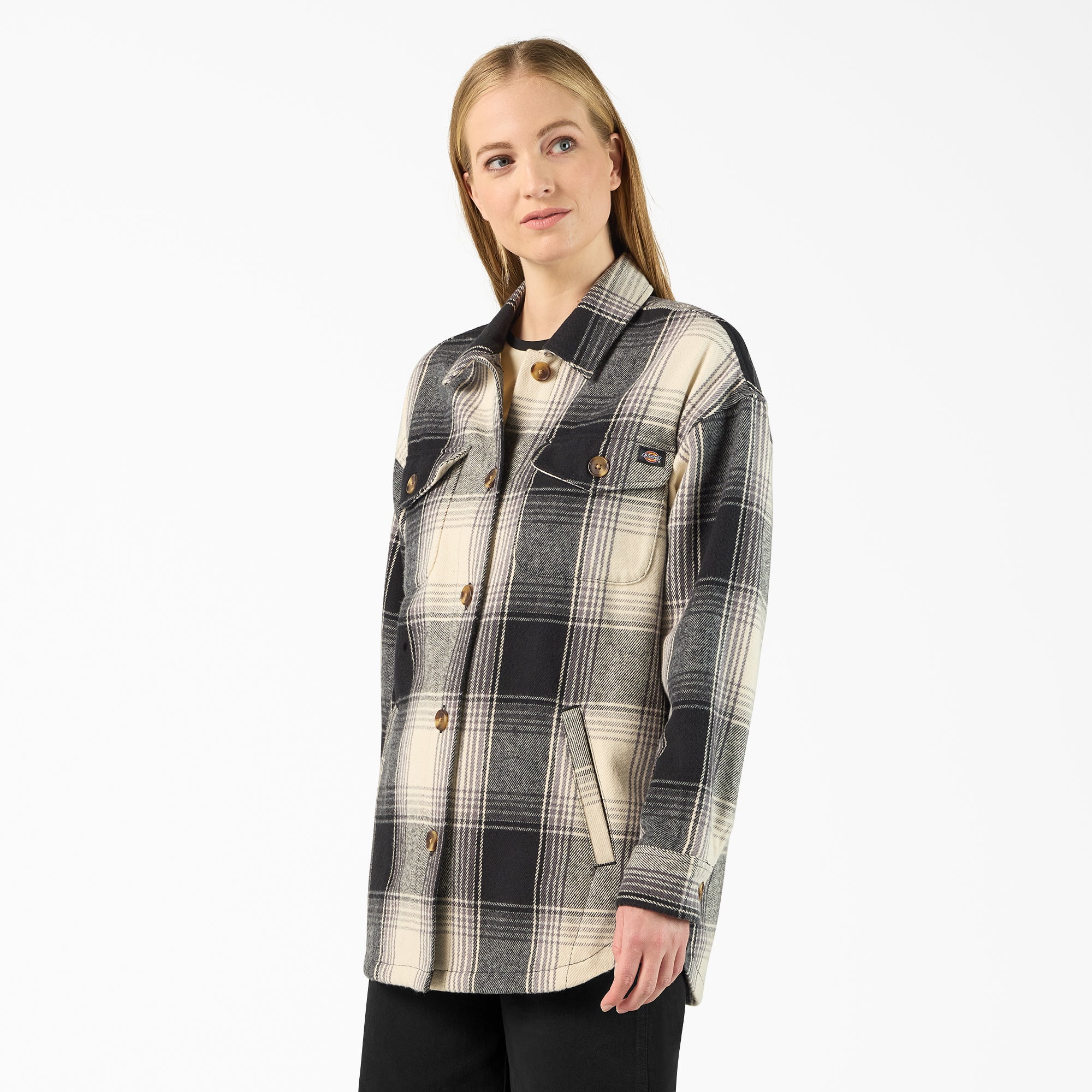 Women's Flannel Shacket - 图片 3