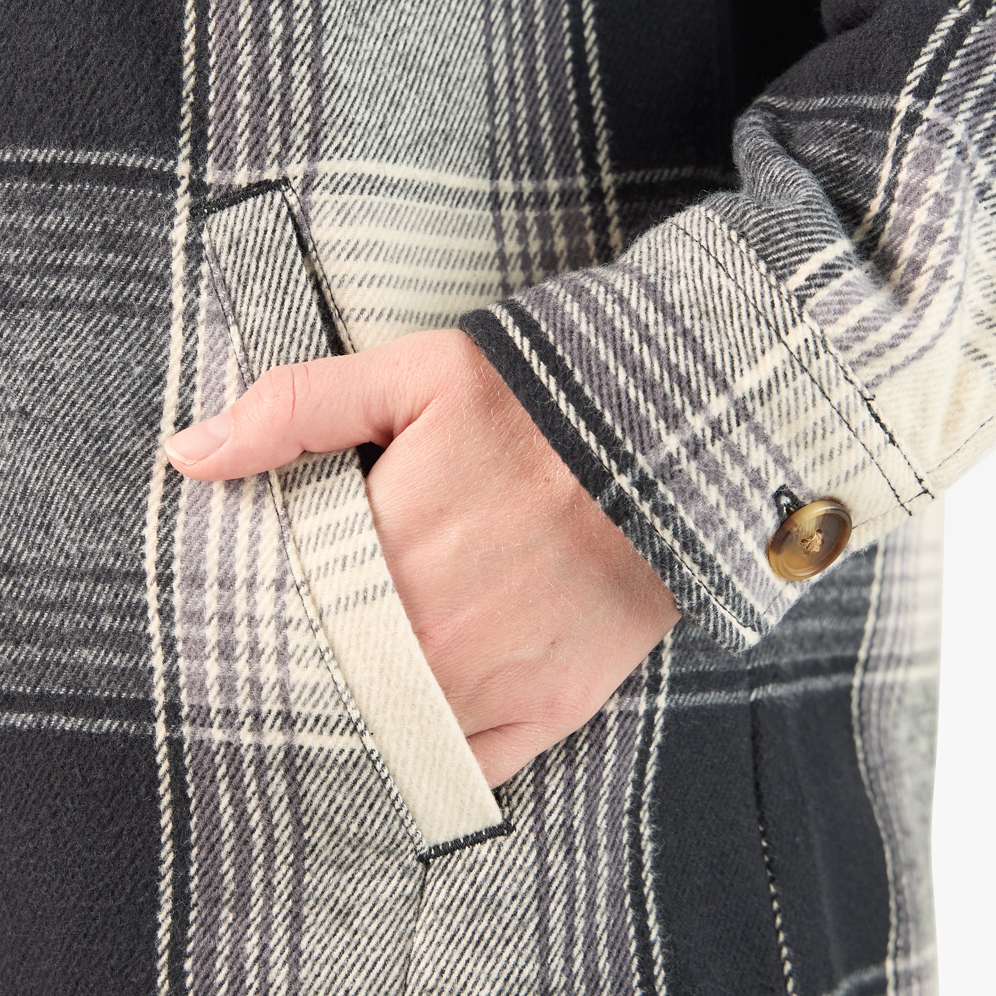 Women's Flannel Shacket - 图片 7