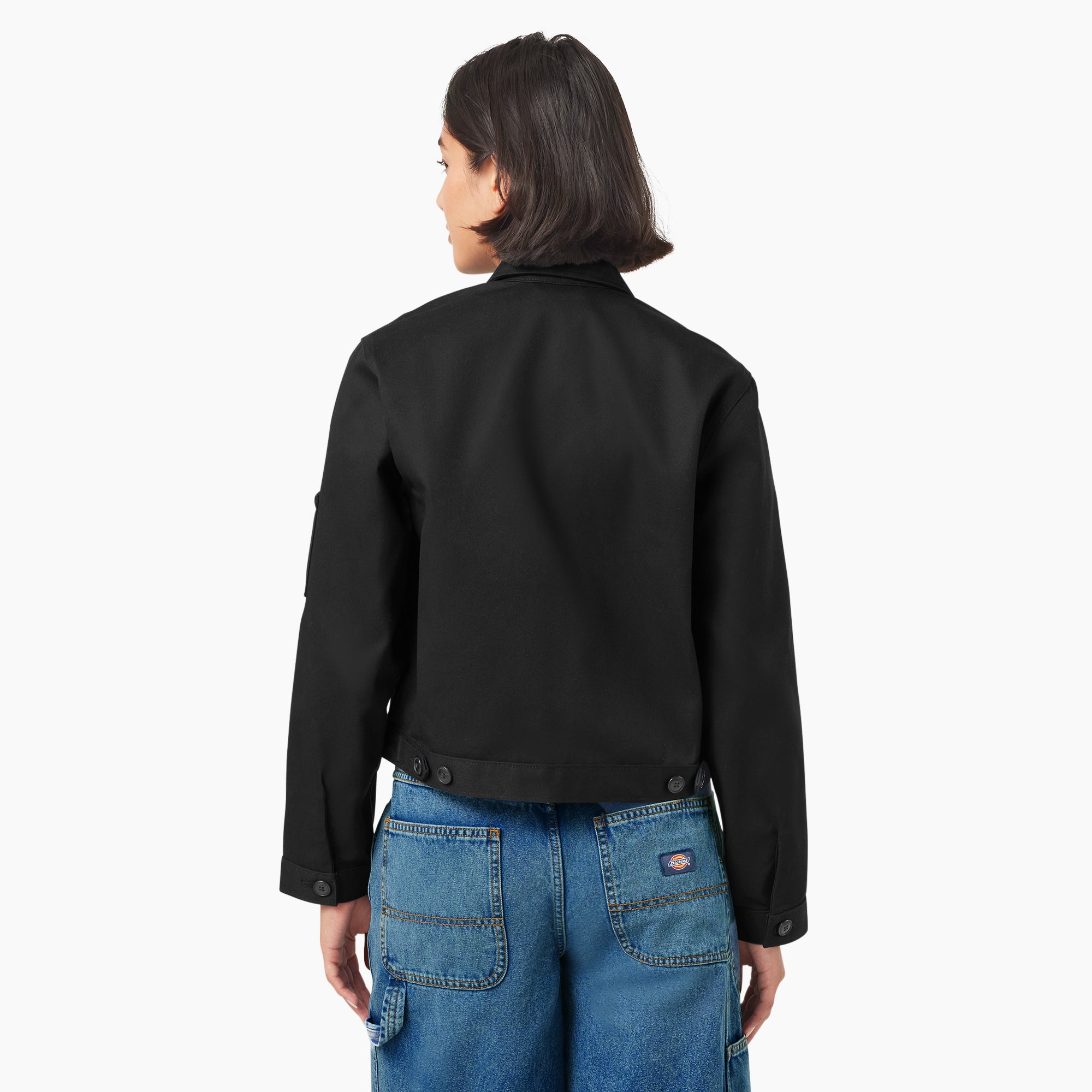 Women's Unlined Cropped Eisenhower Jacket - 图片 2