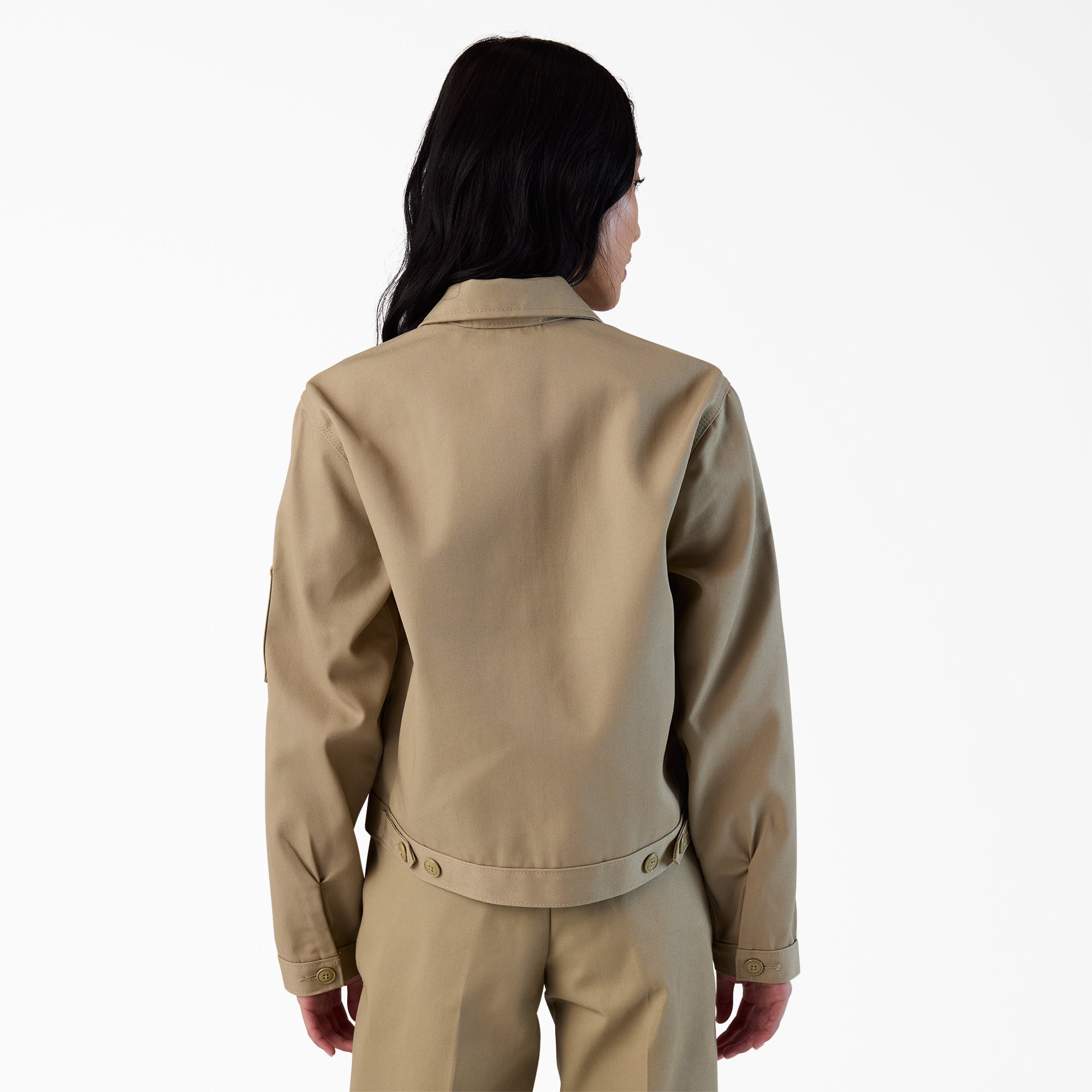 Women's Unlined Cropped Eisenhower Jacket - 图片 2