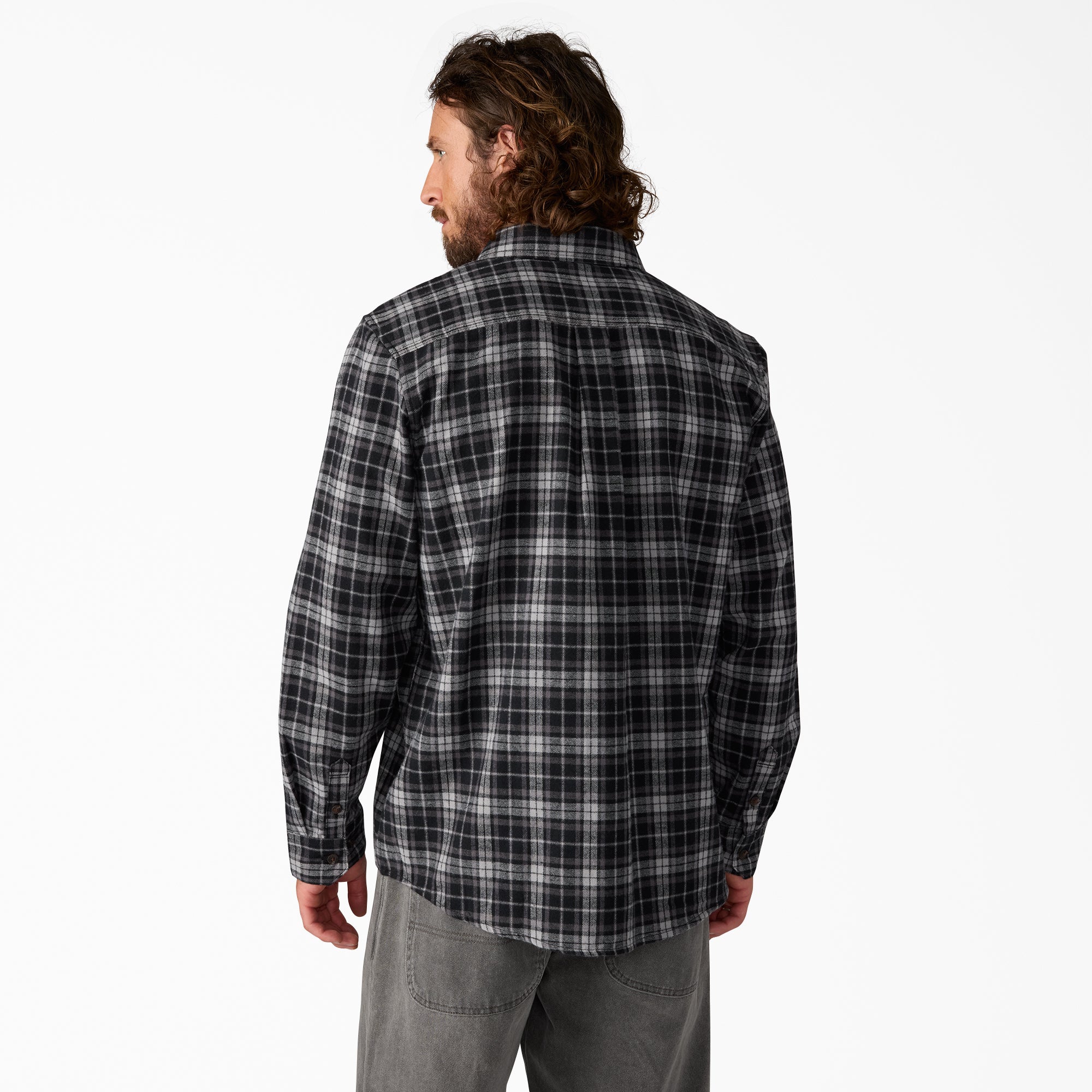 Long Sleeve Flannel Work Shirt - 图片 2