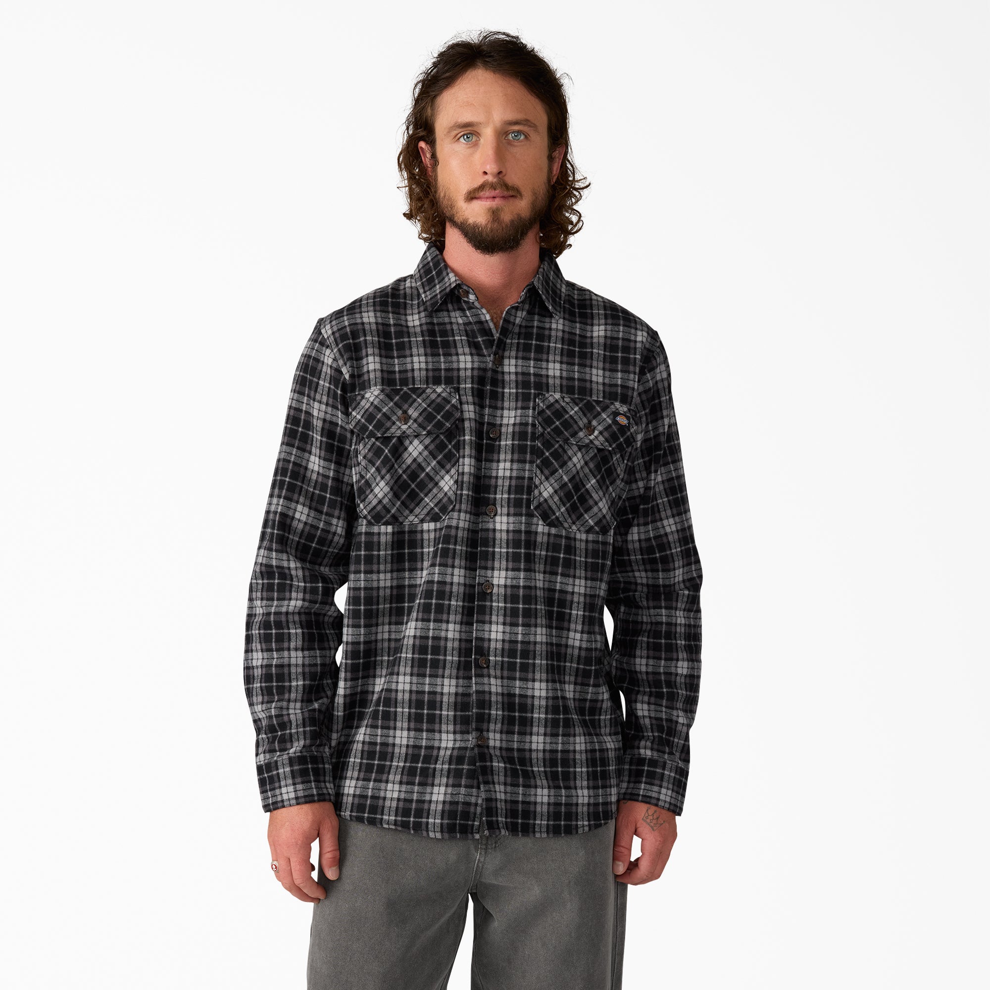 Long Sleeve Flannel Work Shirt