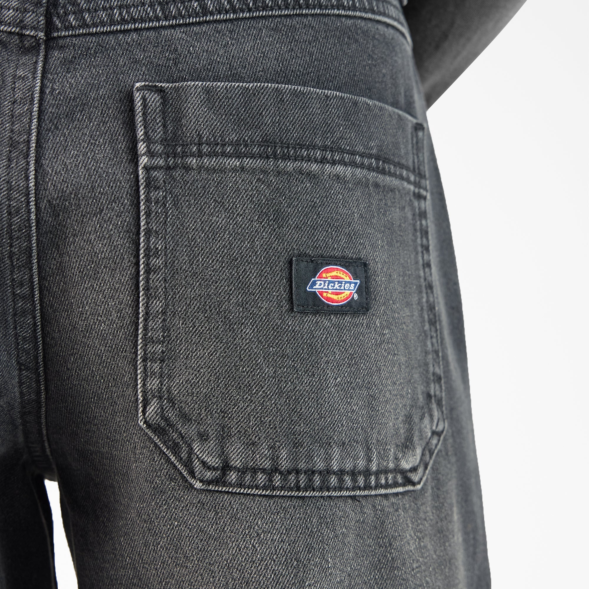 Women's Loose Fit Double Knee Jeans - 图片 6