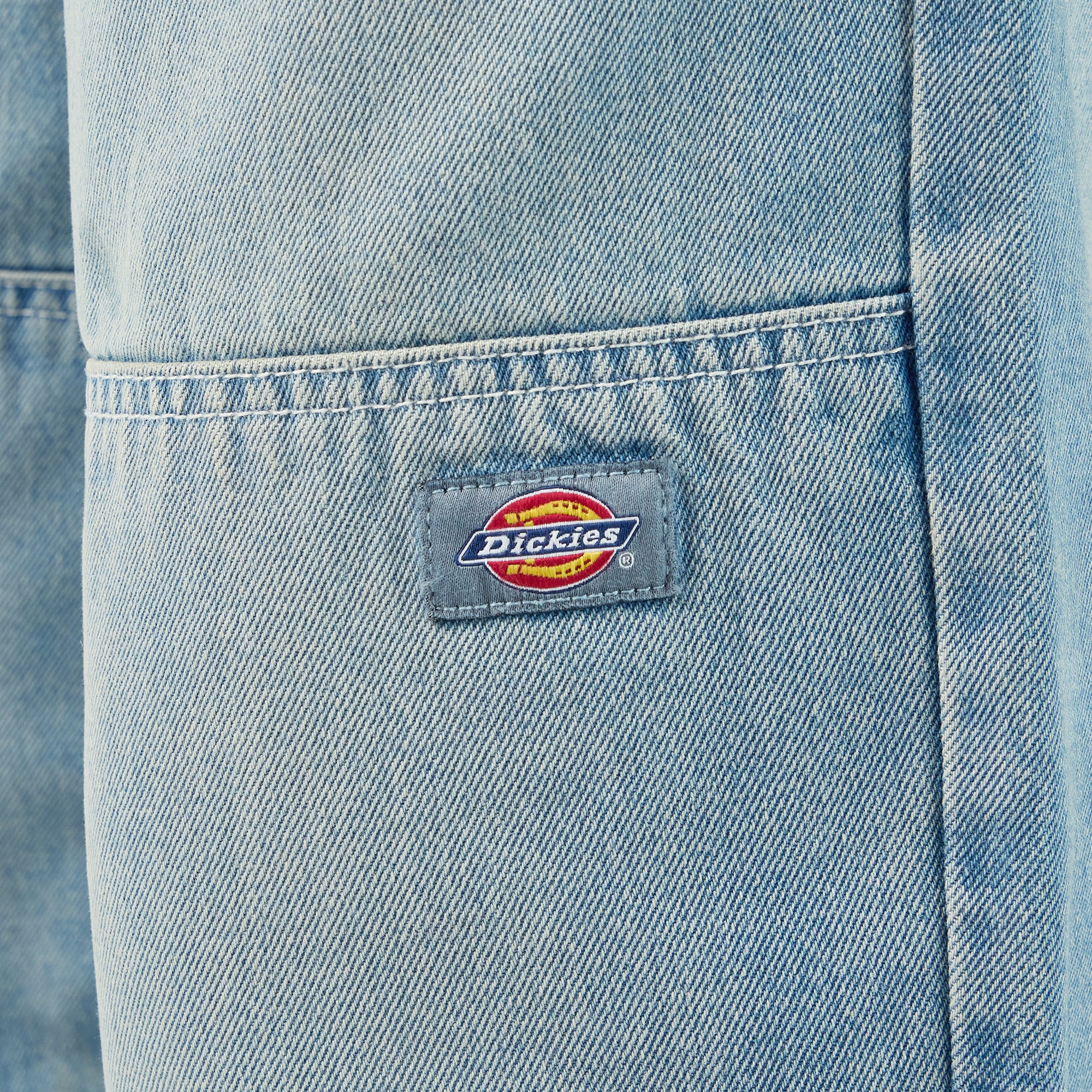 Women's Loose Fit Double Knee Jeans - 图片 8