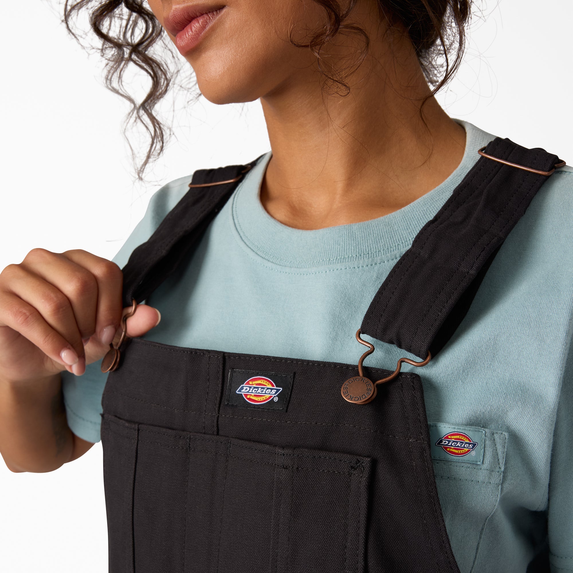 Women's Relaxed Fit Bib Overalls - 图片 5